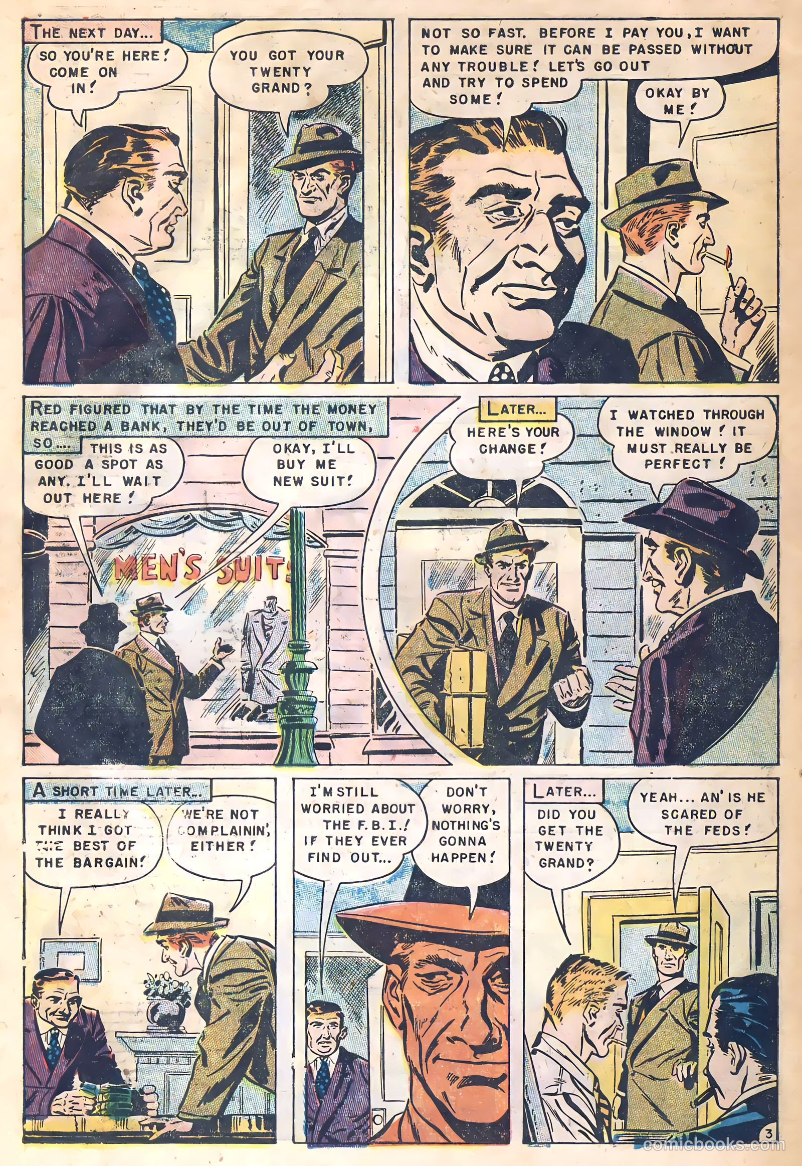 Sensational Police Cases #5 (1958) — page 30 of 36