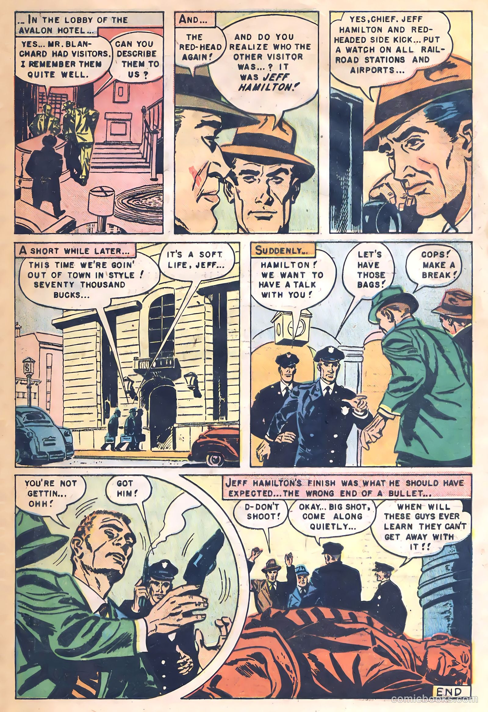 Sensational Police Cases #5 (1958) — page 33 of 36