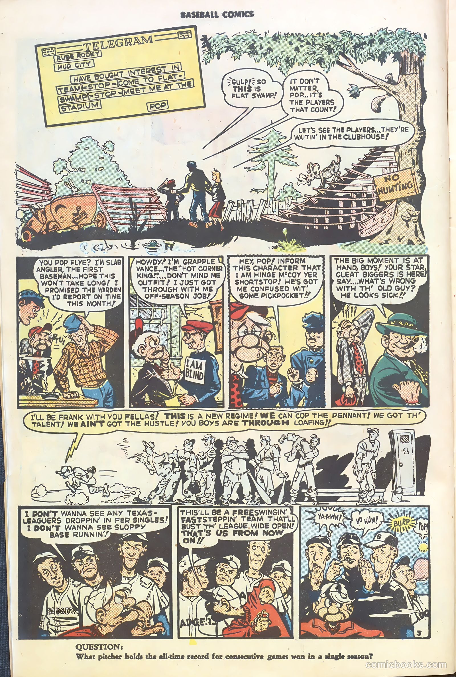 Baseball Comics #1 (1991) — page 8 of 36