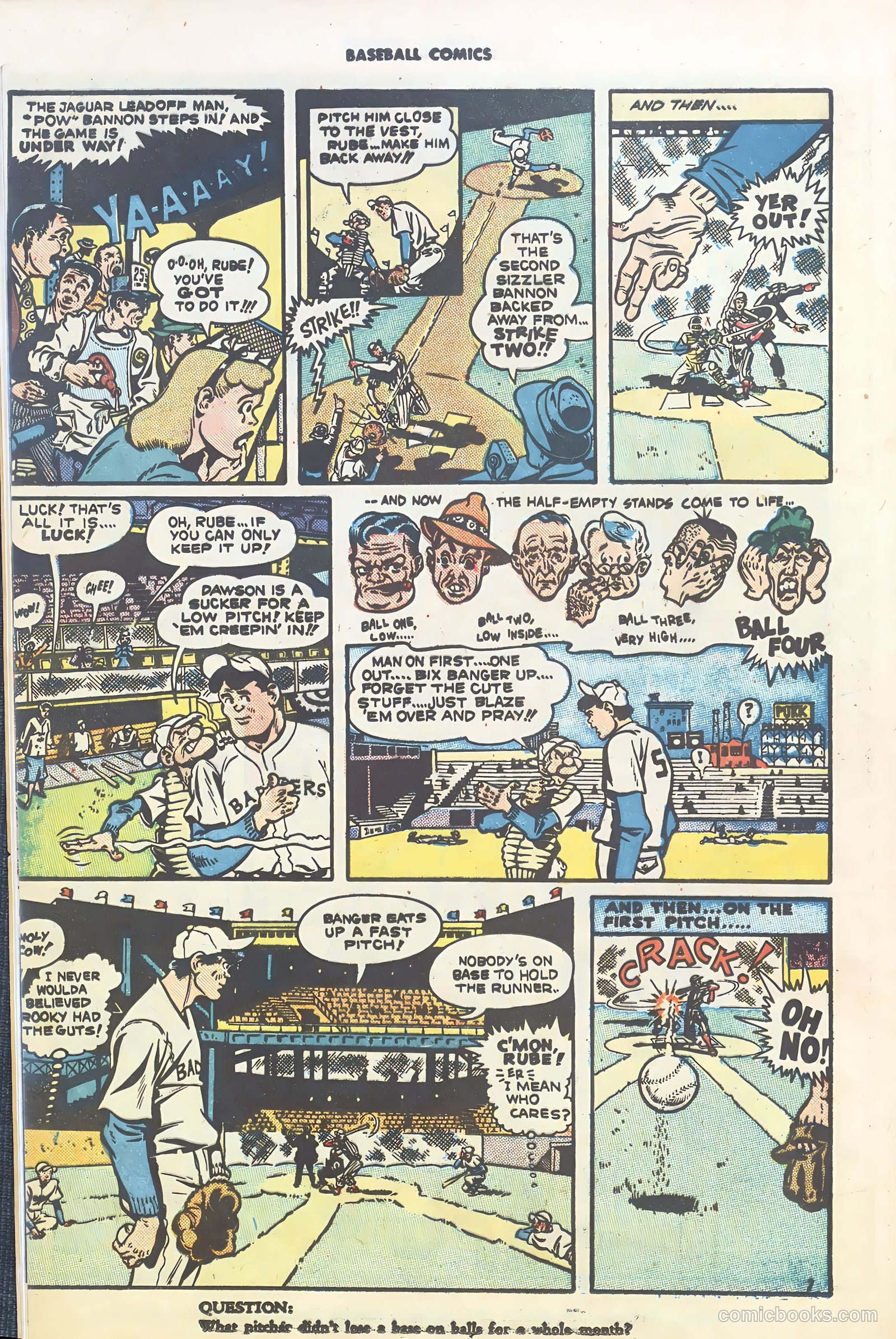 Baseball Comics #1 (1991) — page 12 of 36