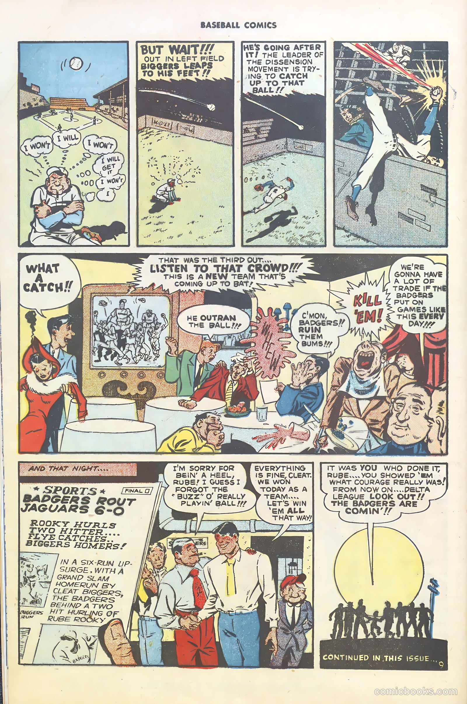Baseball Comics #1 (1991) — page 14 of 36