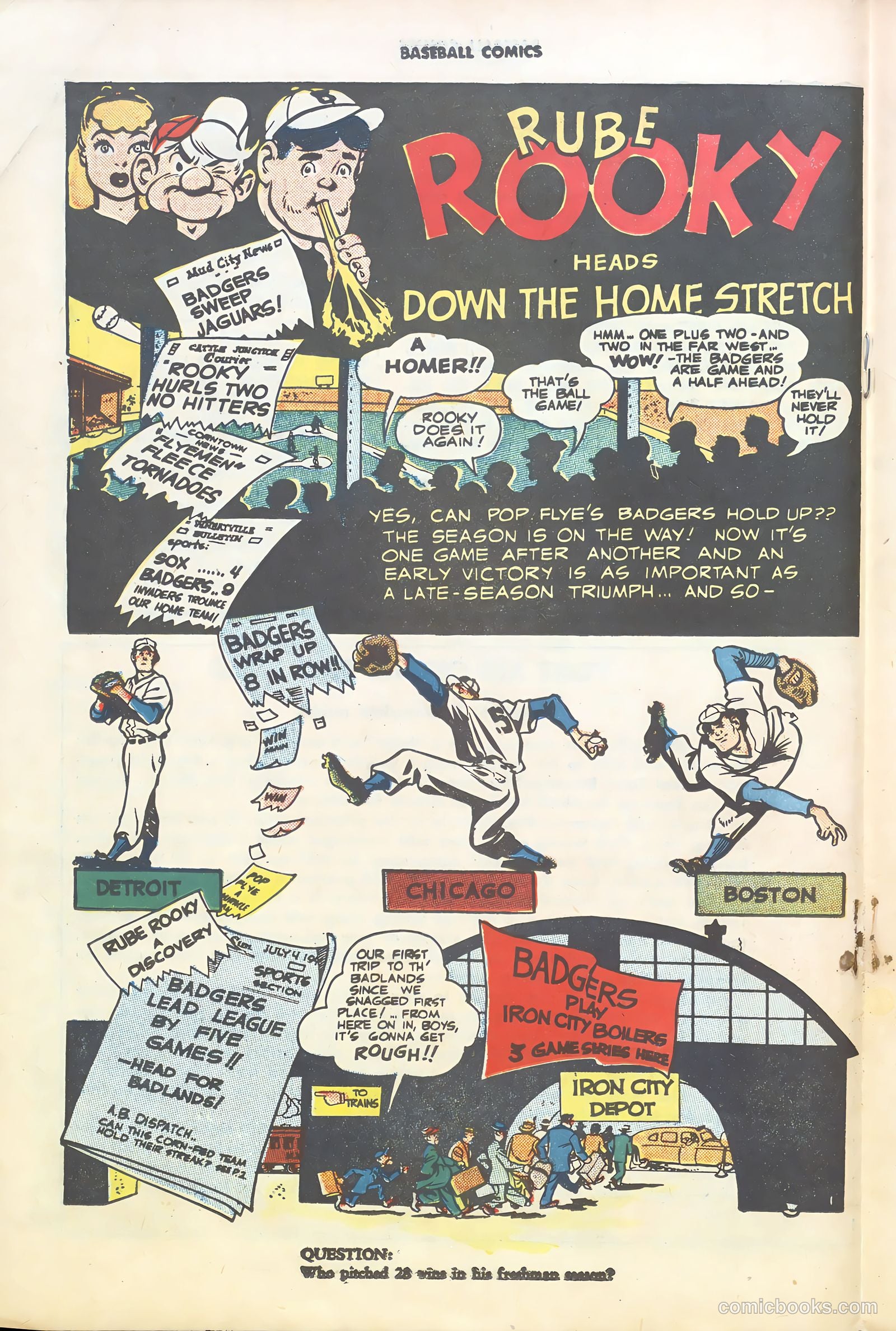 Baseball Comics #1 (1991) — page 18 of 36
