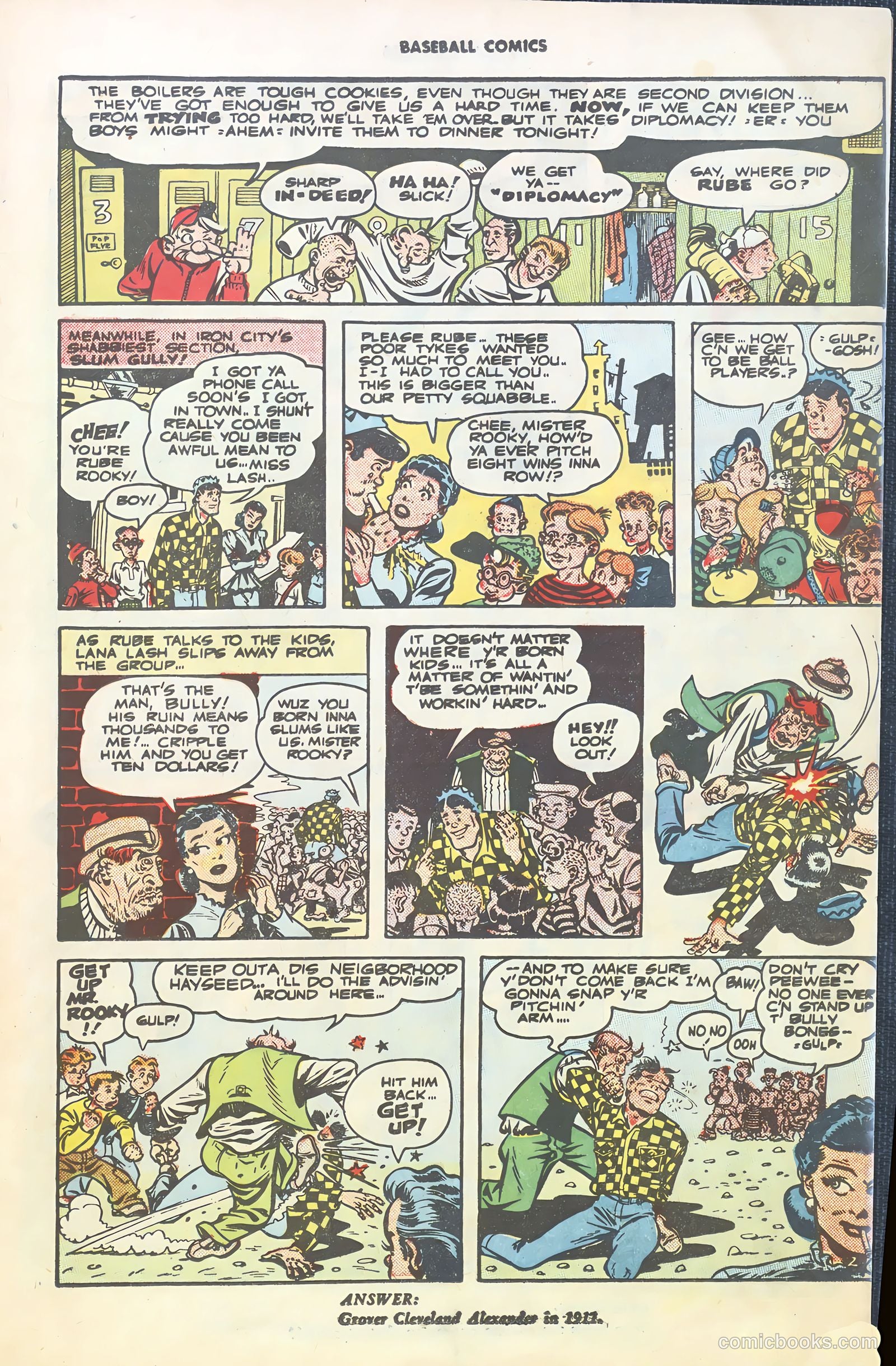Baseball Comics #1 (1991) — page 19 of 36