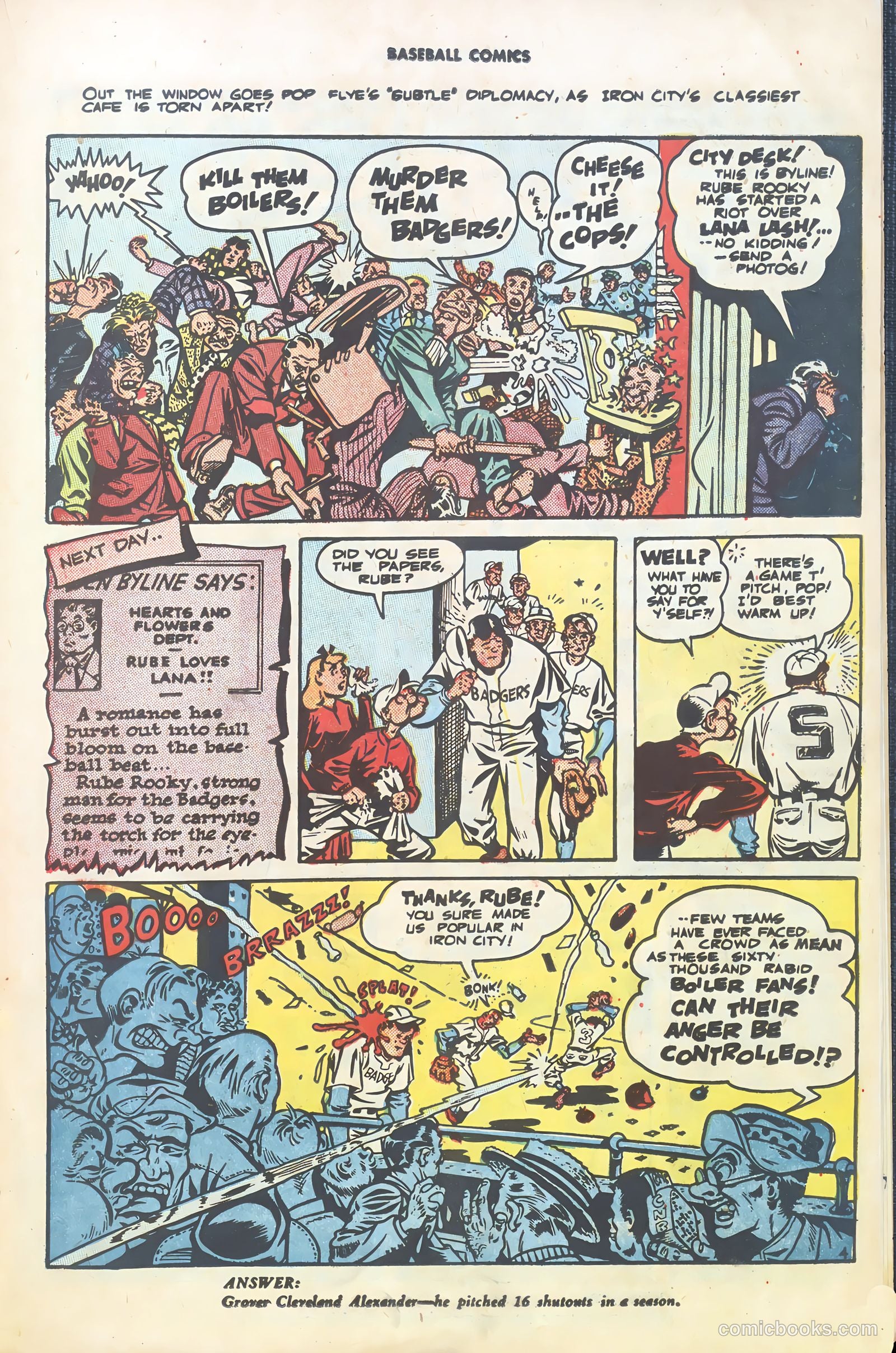Baseball Comics #1 (1991) — page 21 of 36