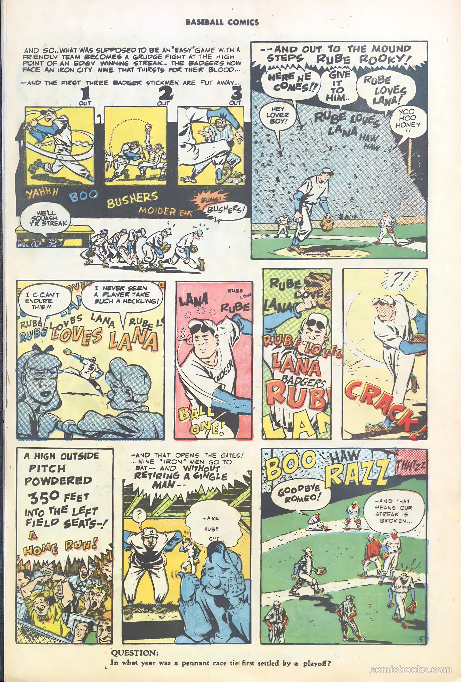 Baseball Comics #1 (1991) — page 22 of 36