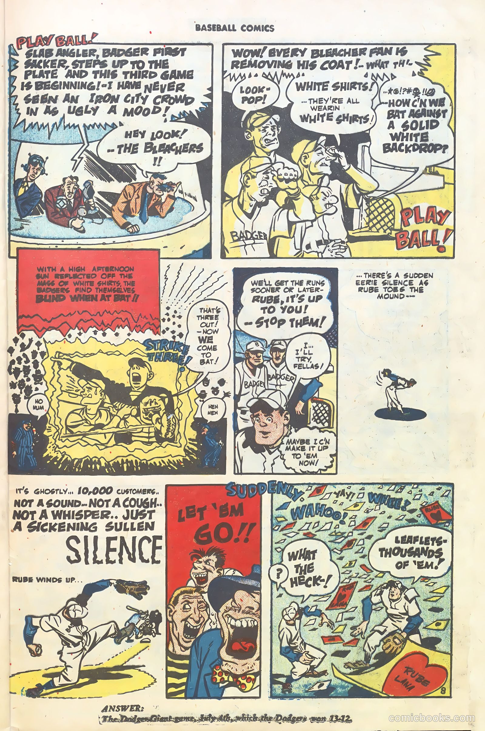 Baseball Comics #1 (1991) — page 25 of 36