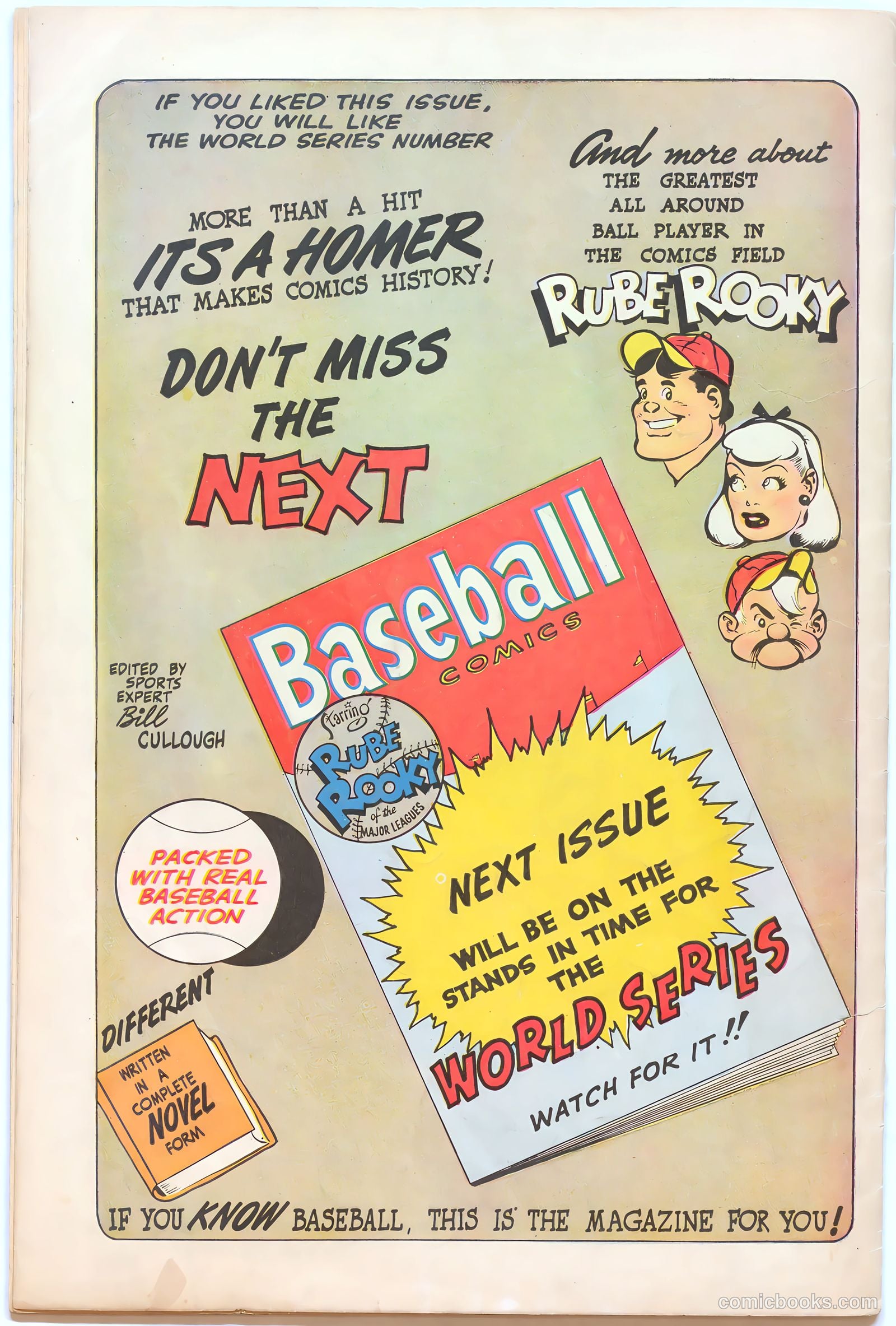 Baseball Comics #1 (1991) — page 36 of 36
