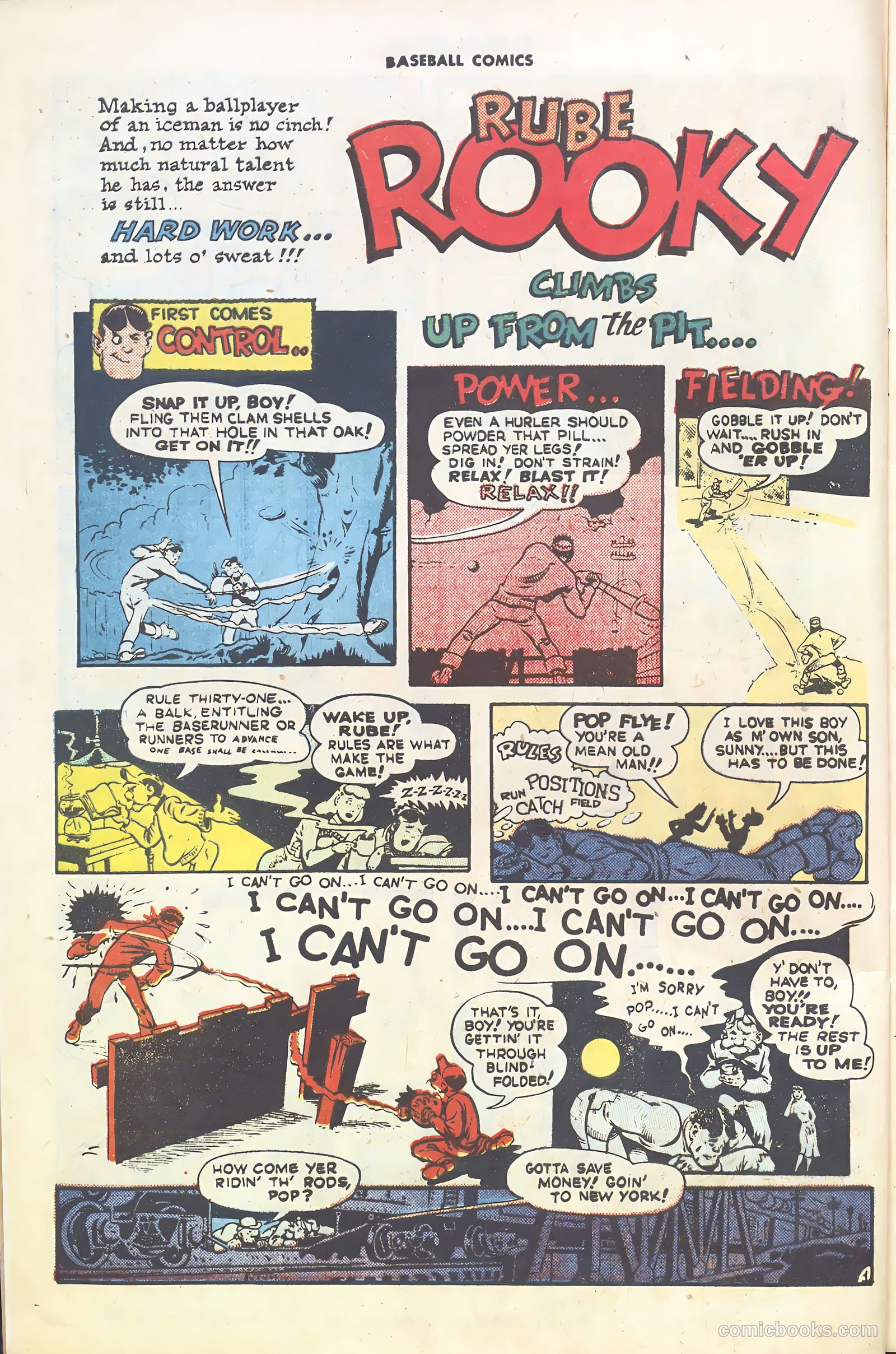 Baseball Comics #1 (1992) — page 6 of 36