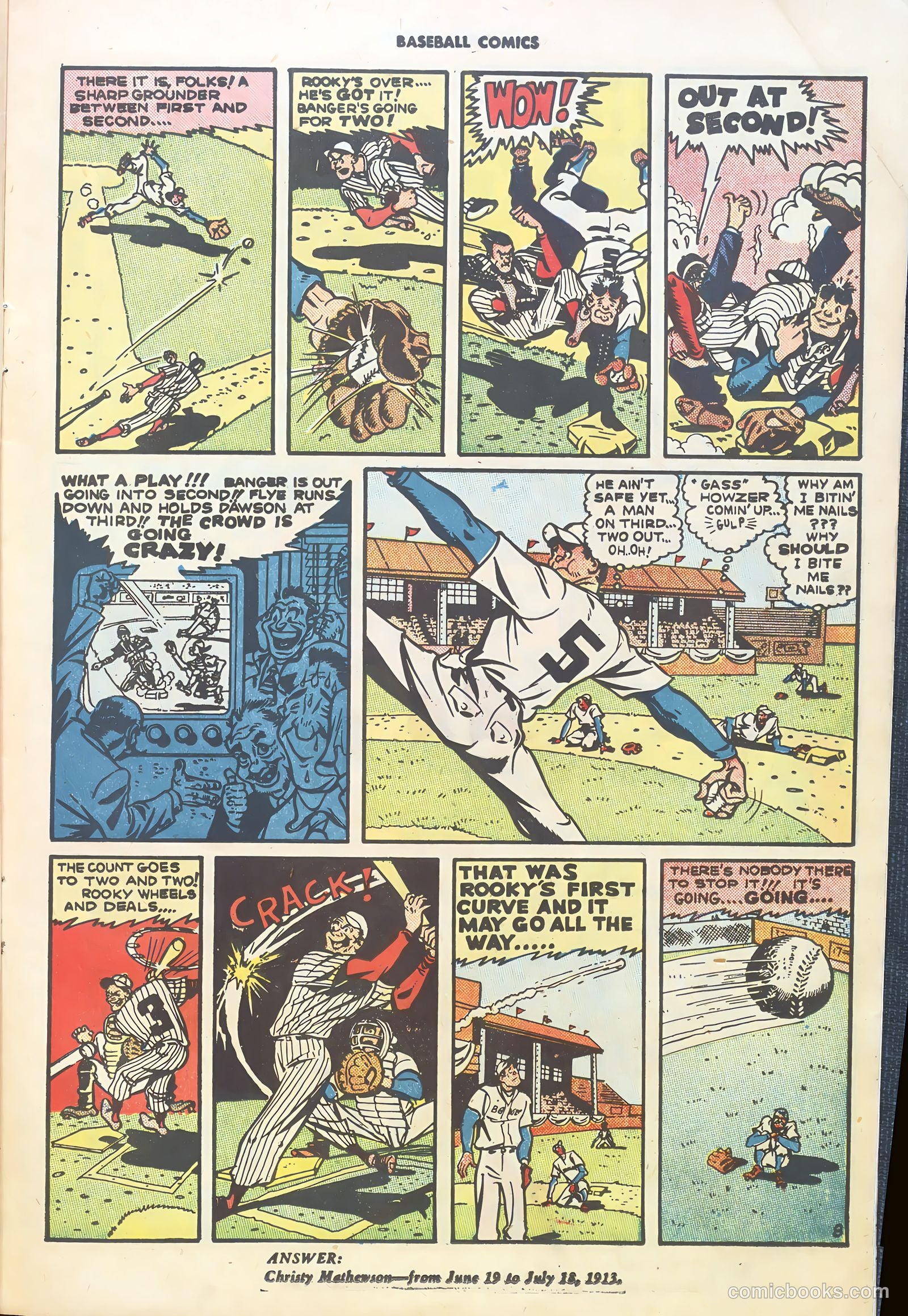Baseball Comics #1 (1992) — page 13 of 36
