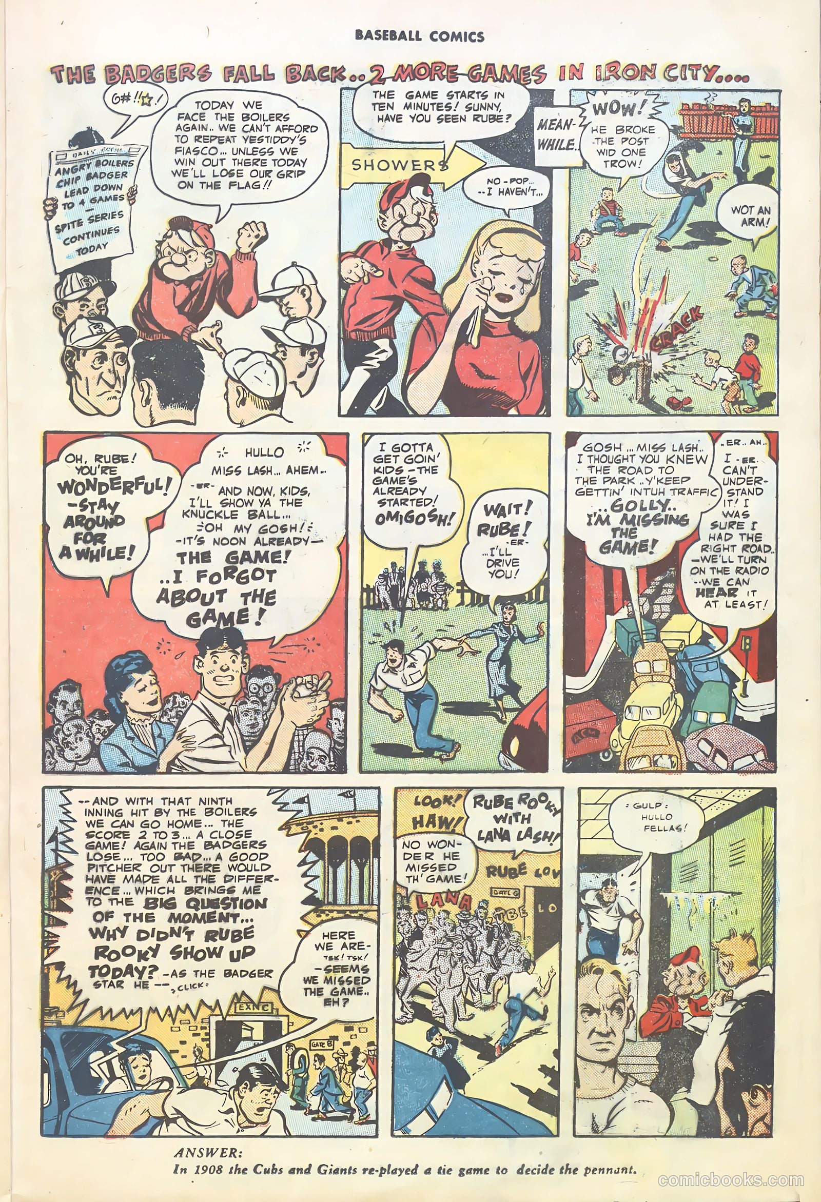 Baseball Comics #1 (1992) — page 23 of 36