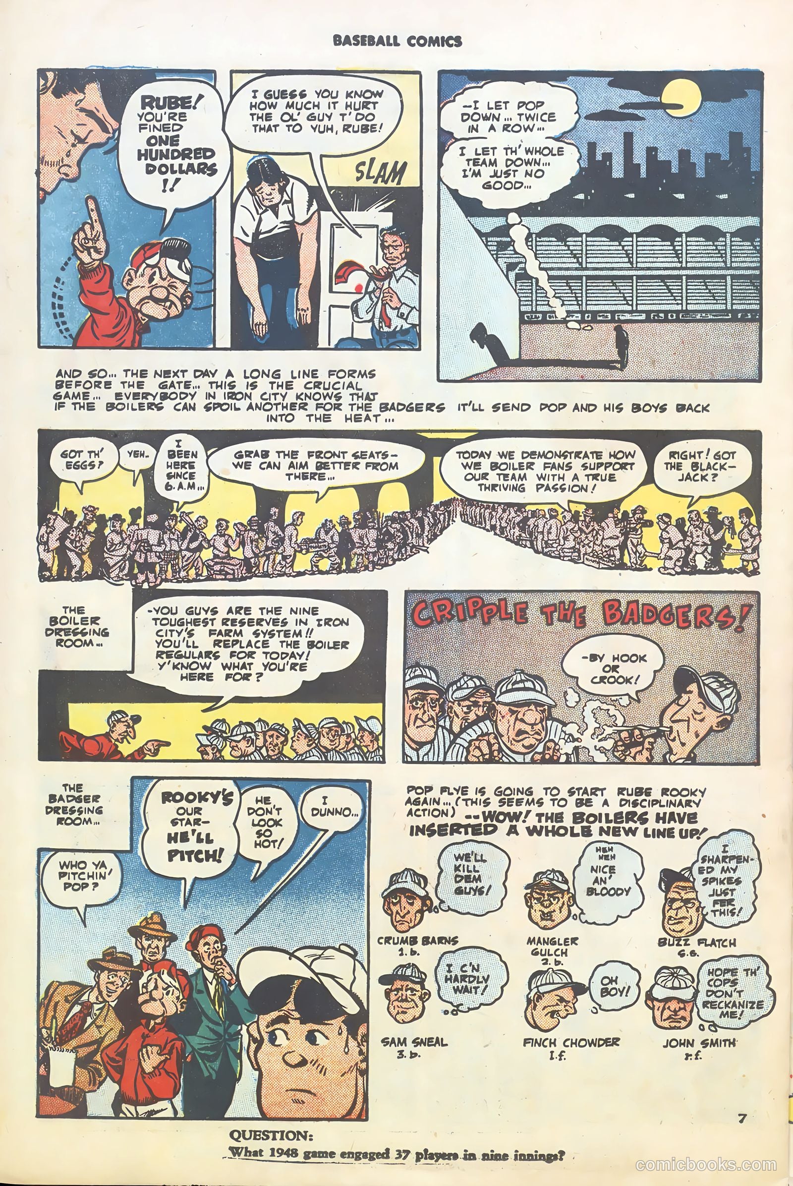 Baseball Comics #1 (1992) — page 24 of 36