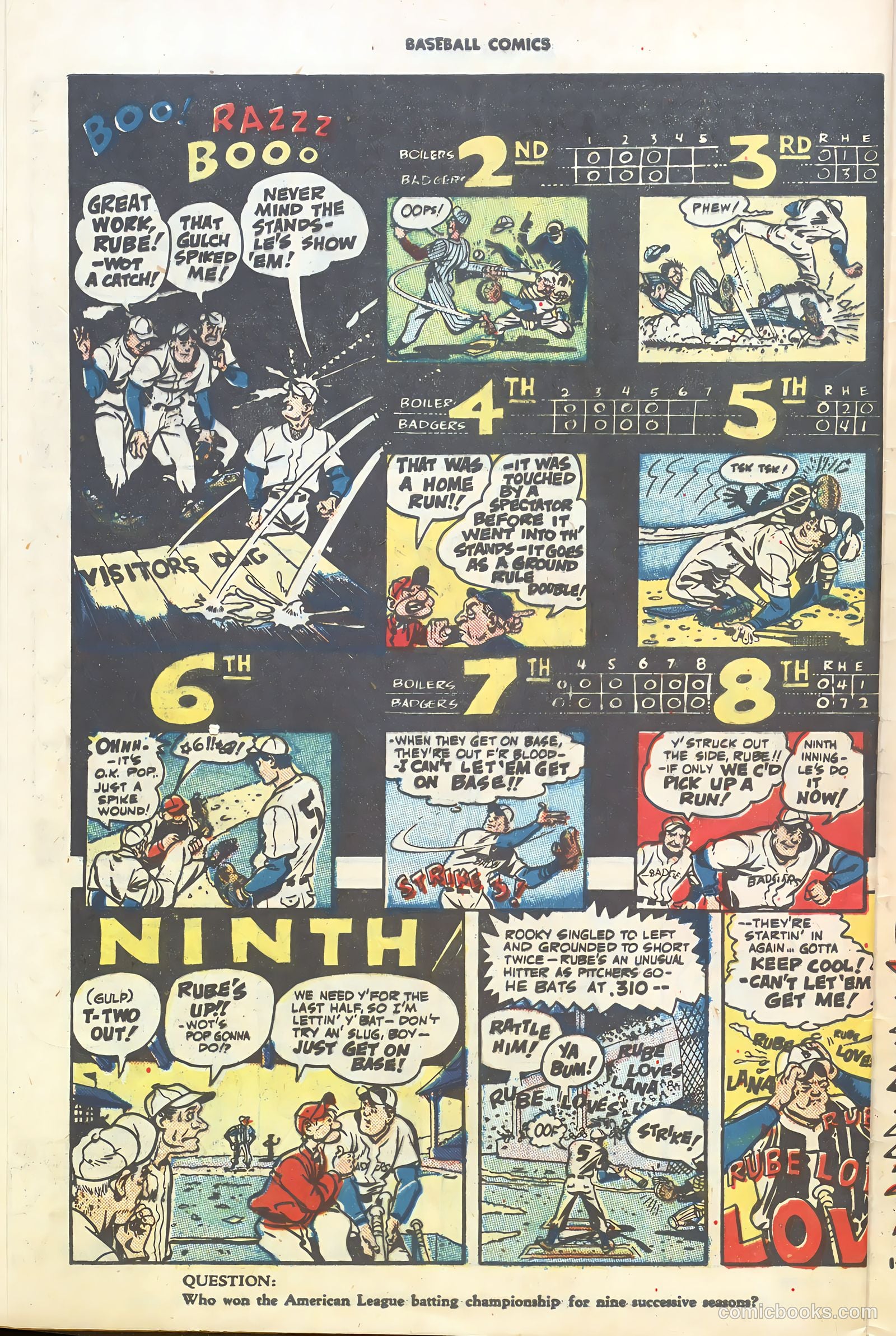 Baseball Comics #1 (1992) — page 28 of 36
