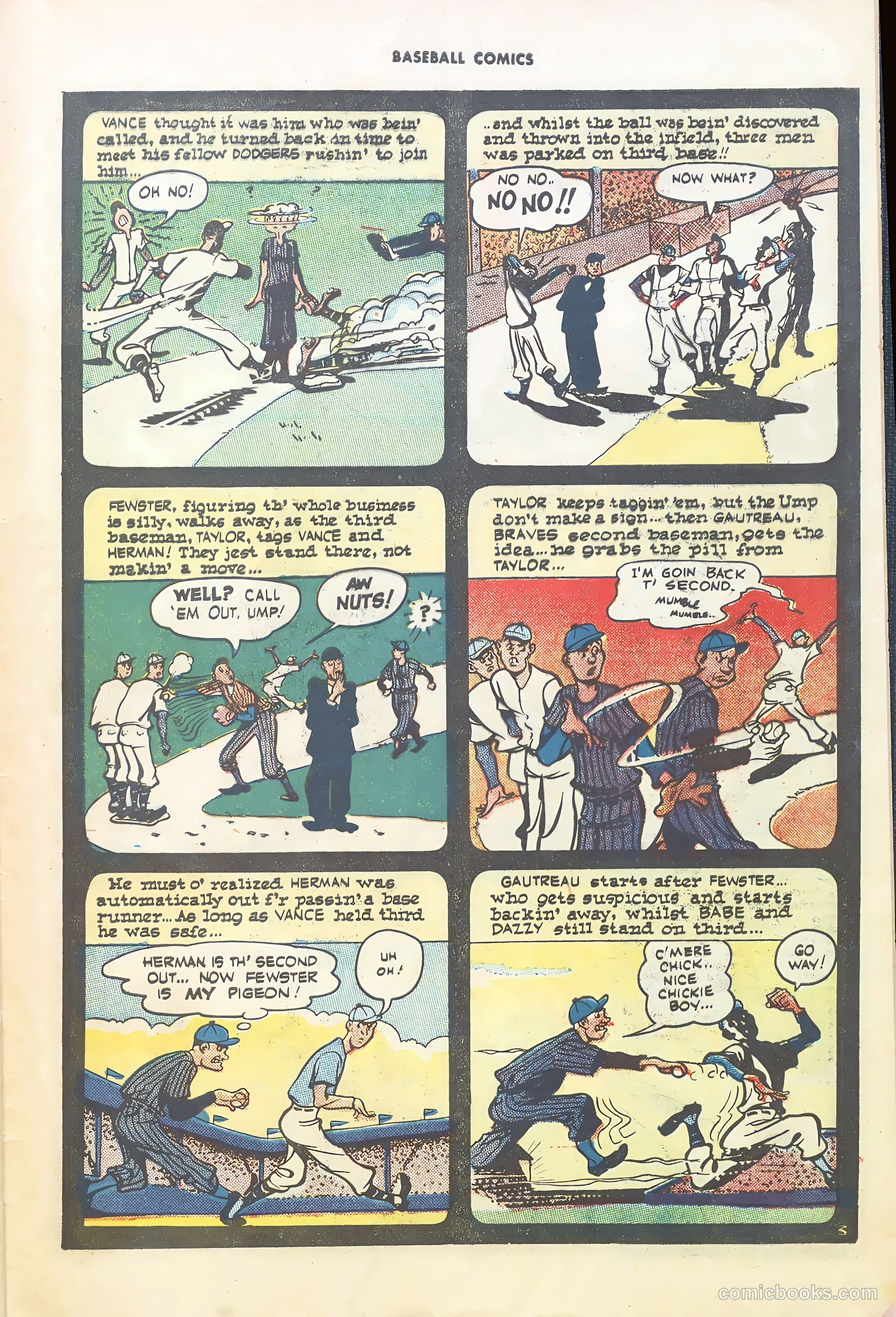 Baseball Comics #1 (1992) — page 33 of 36