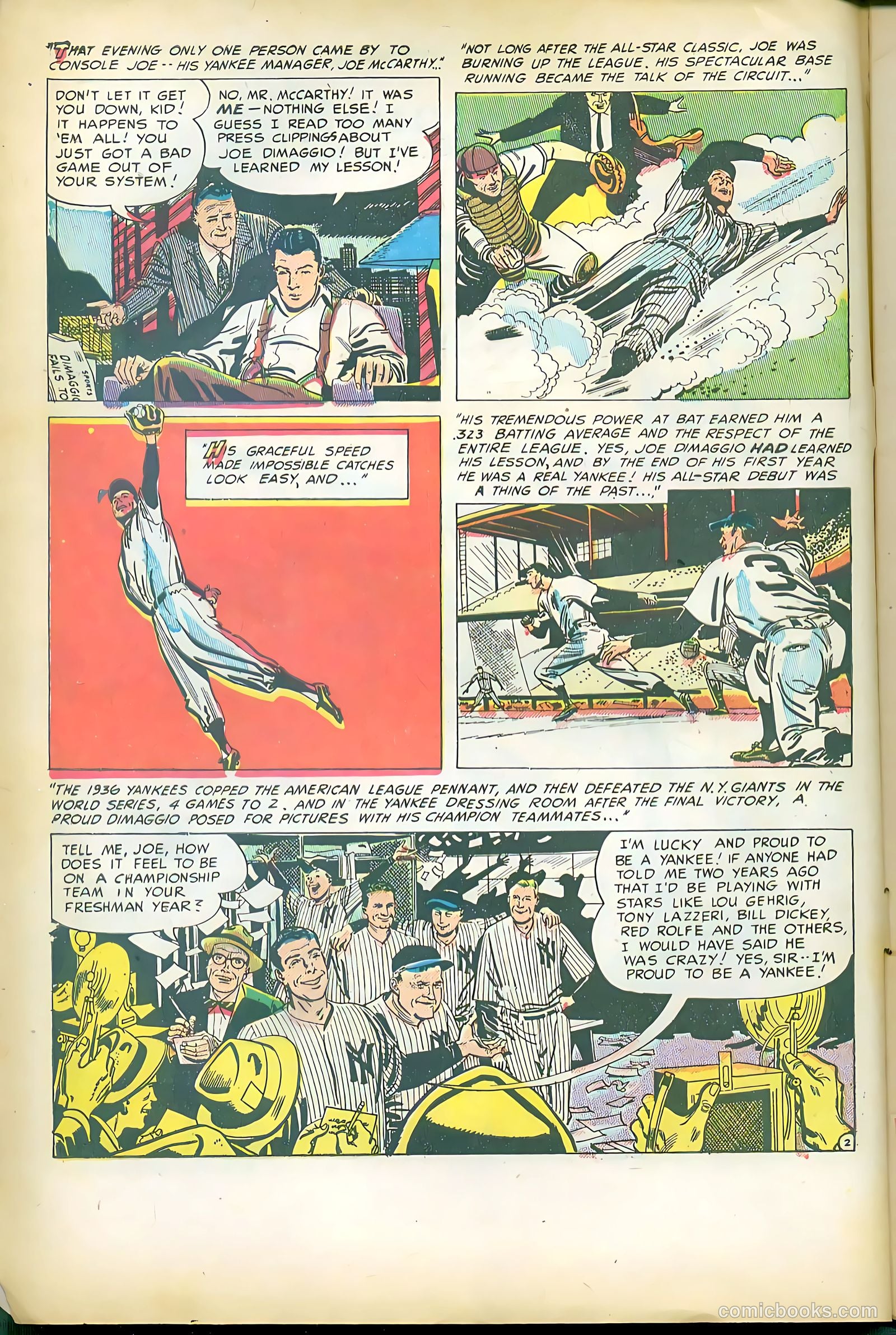 Baseball Thrills #3 (1952) — page 4 of 36