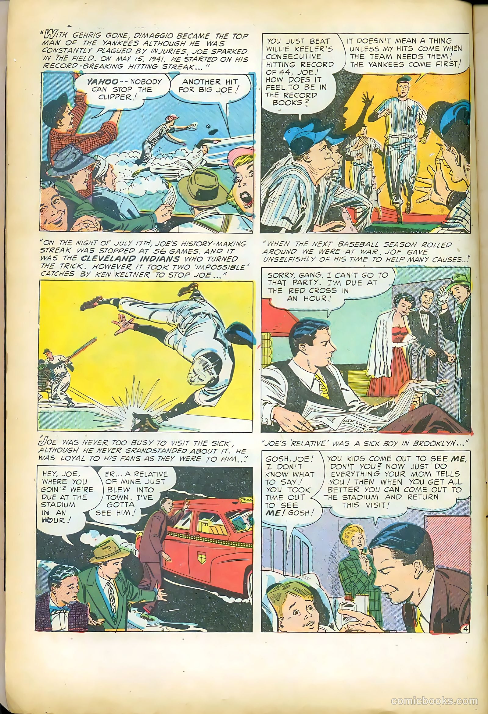 Baseball Thrills #3 (1952) — page 6 of 36