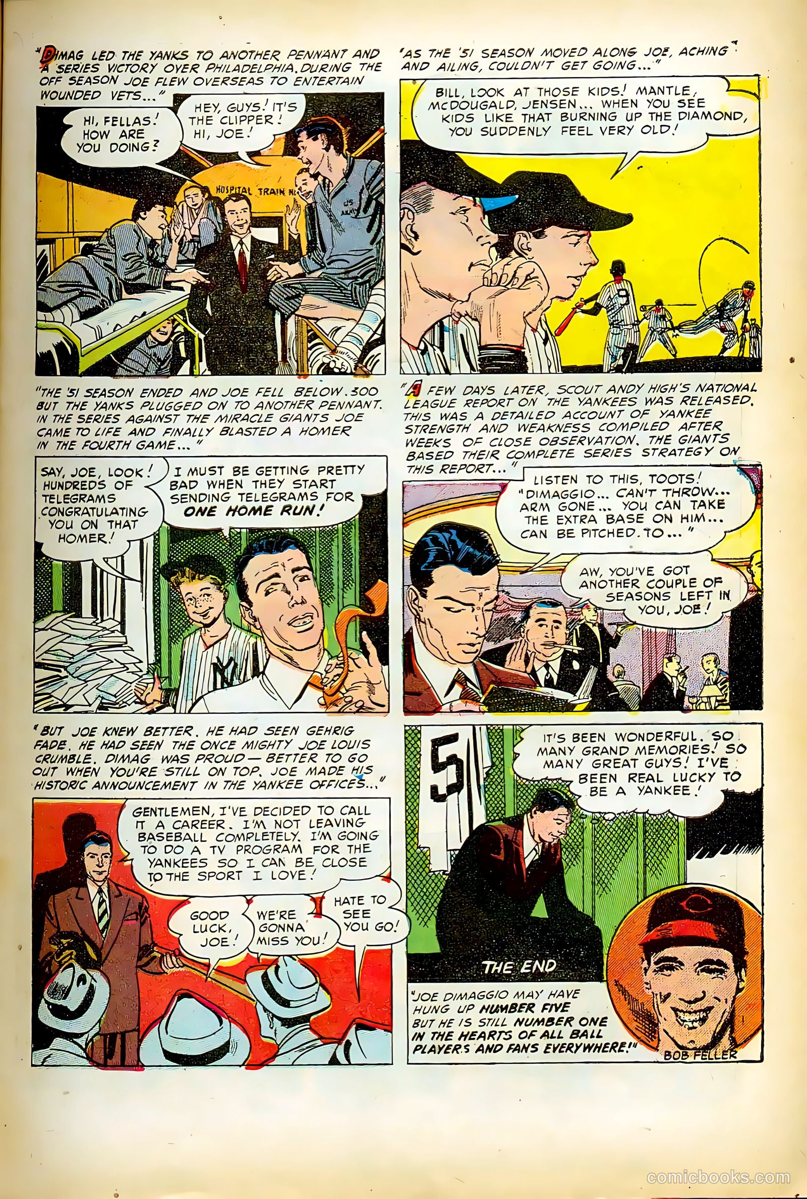 Baseball Thrills #3 (1952) — page 9 of 36
