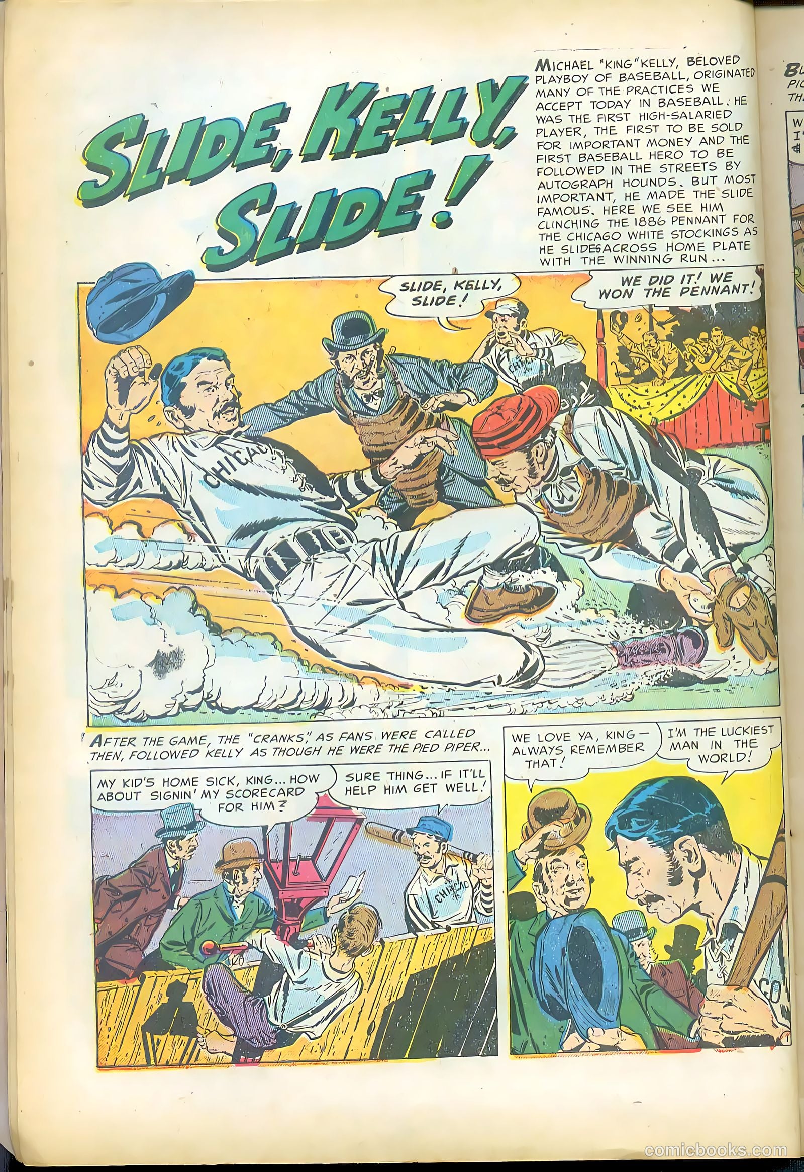 Baseball Thrills #3 (1952) — page 10 of 36