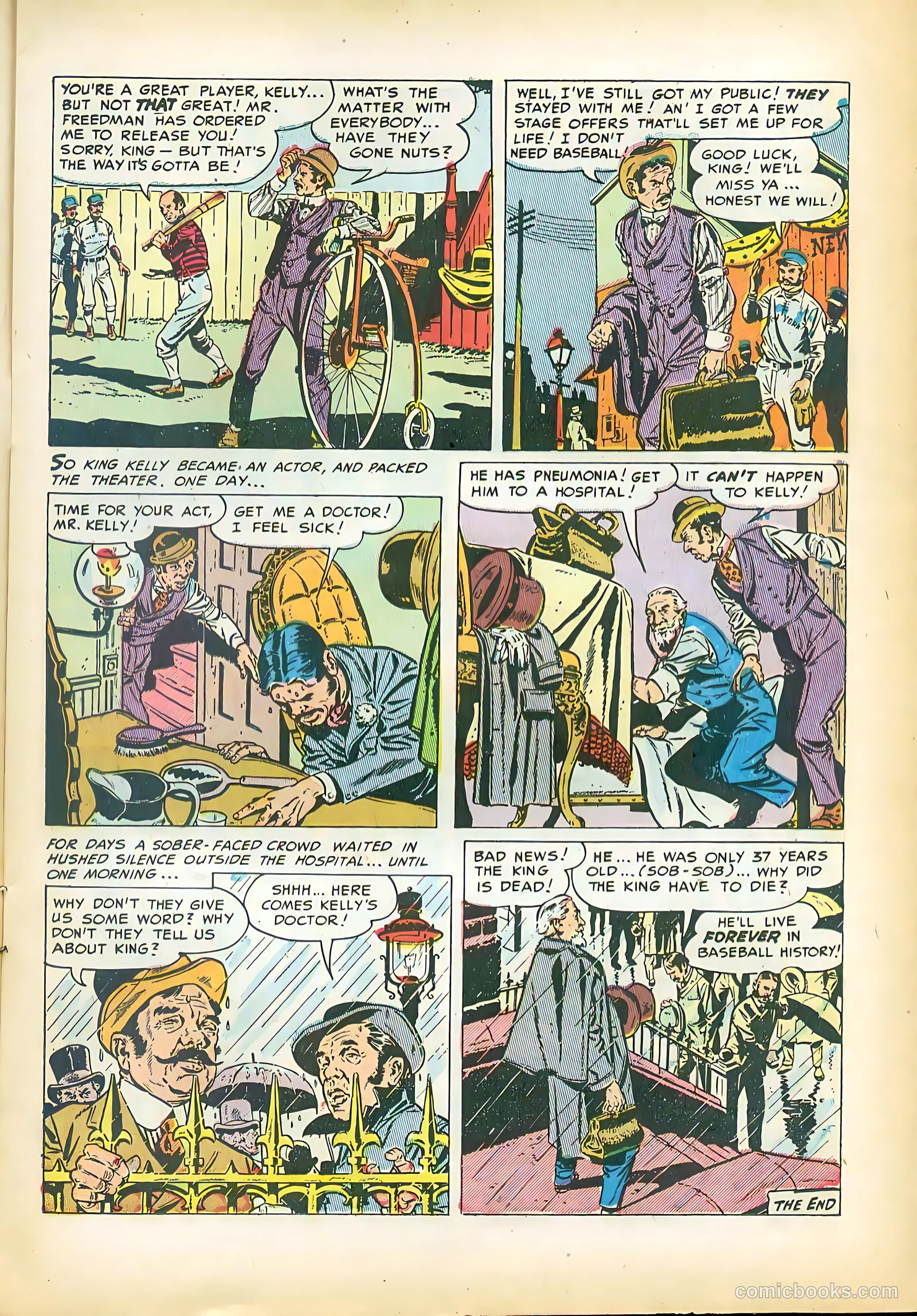 Baseball Thrills #3 (1952) — page 13 of 36