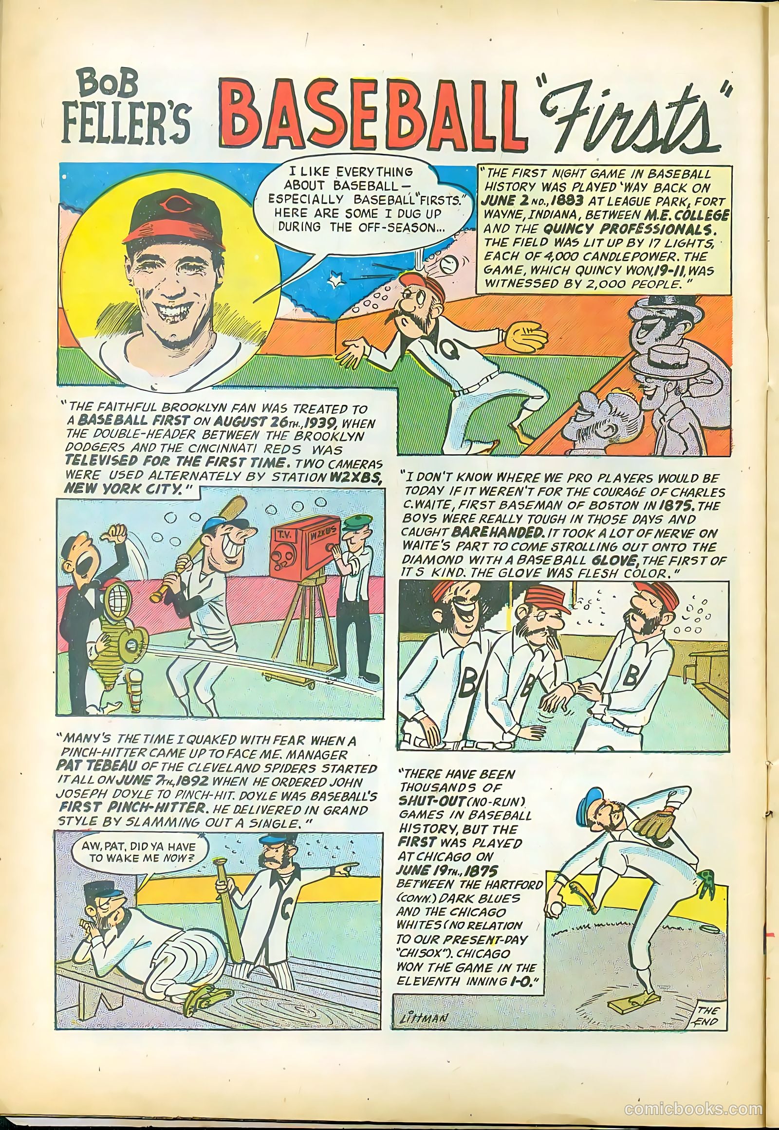 Baseball Thrills #3 (1952) — page 14 of 36