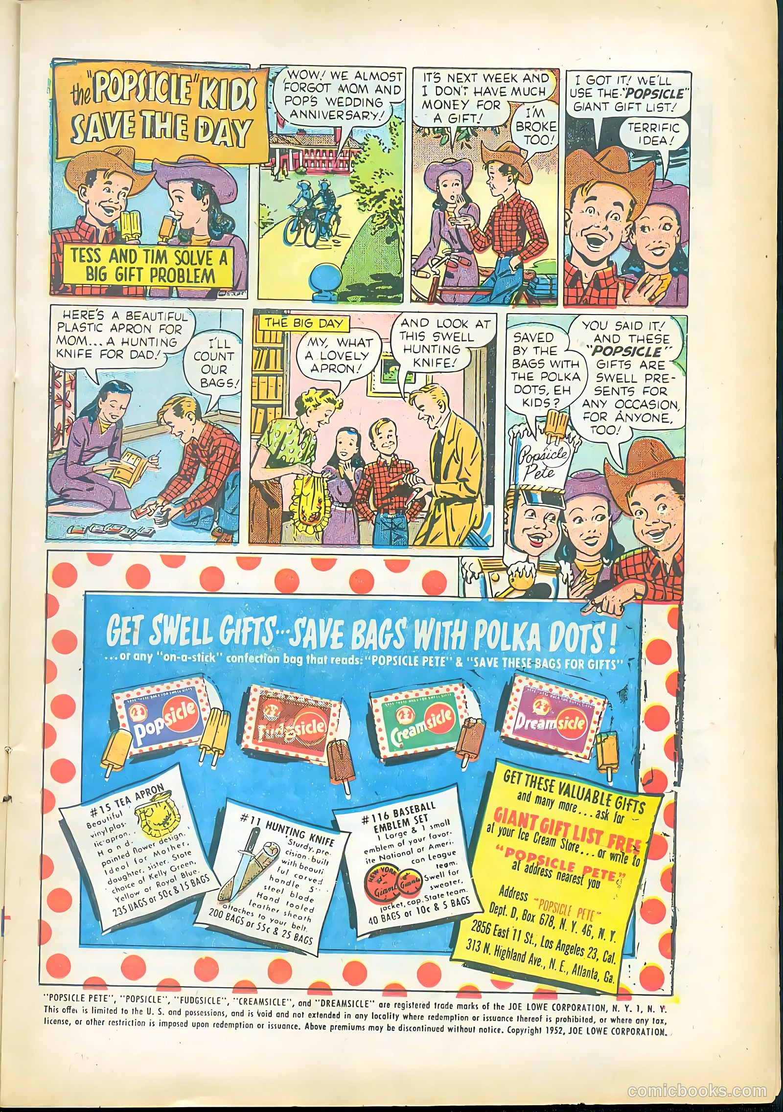 Baseball Thrills #3 (1952) — page 15 of 36