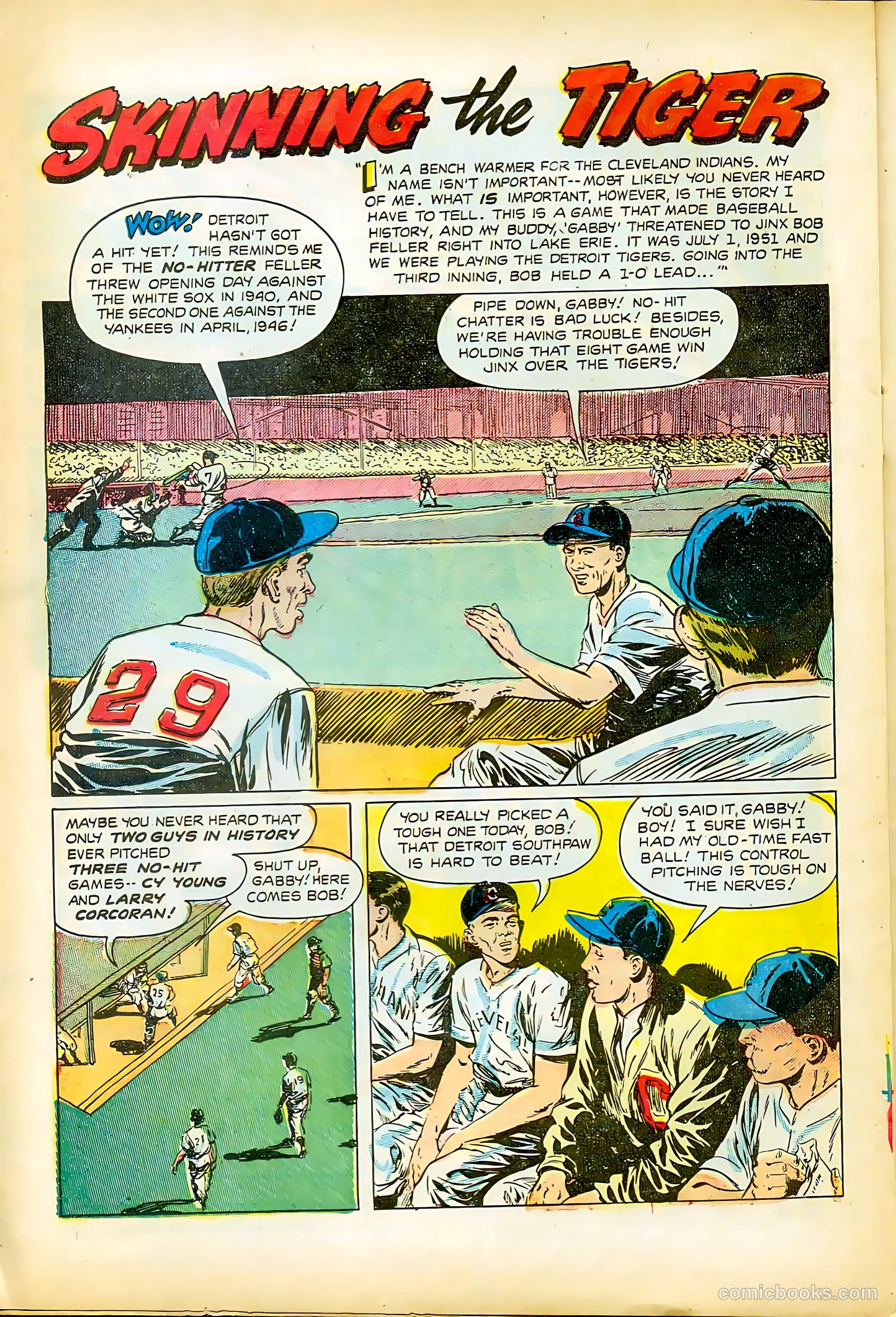 Baseball Thrills #3 (1952) — page 22 of 36