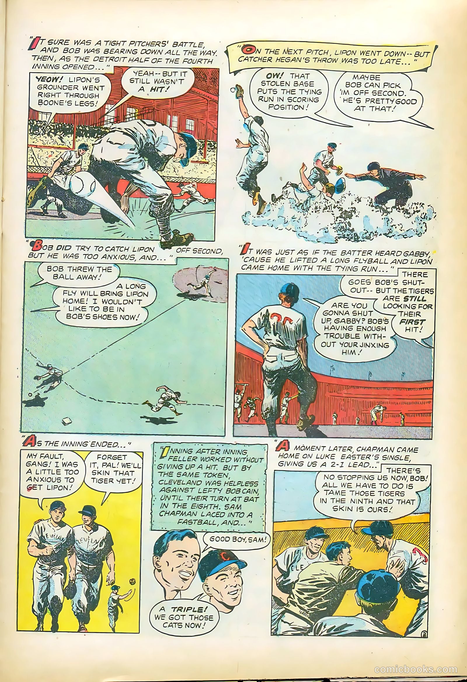 Baseball Thrills #3 (1952) — page 23 of 36