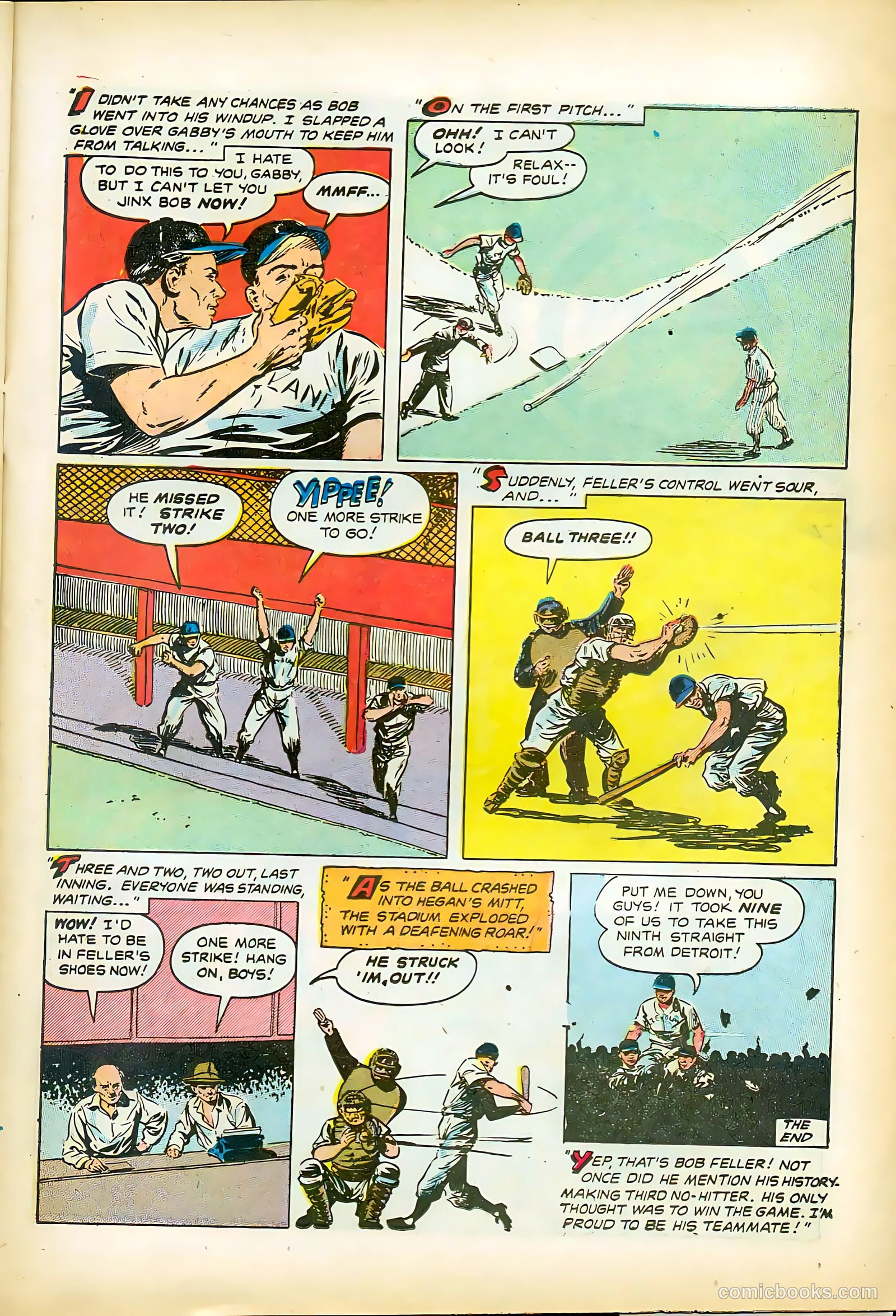 Baseball Thrills #3 (1952) — page 25 of 36