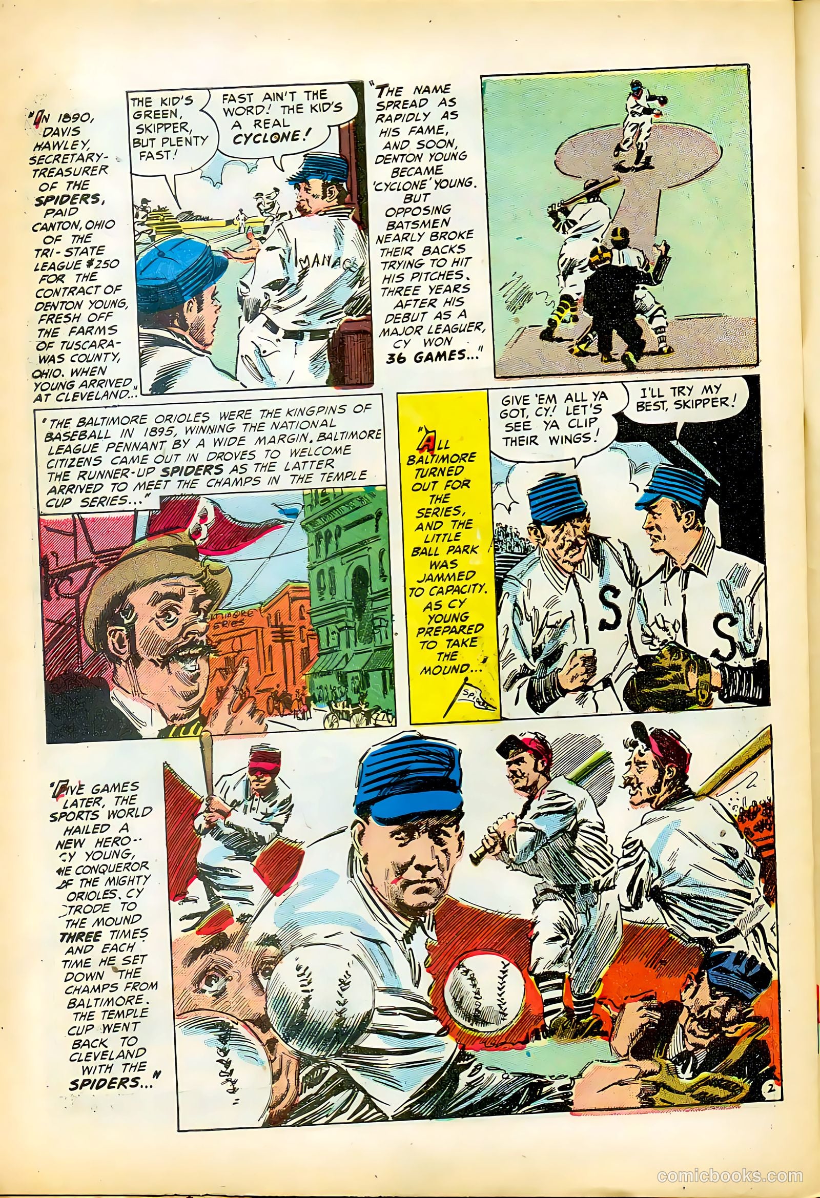 Baseball Thrills #3 (1952) — page 28 of 36