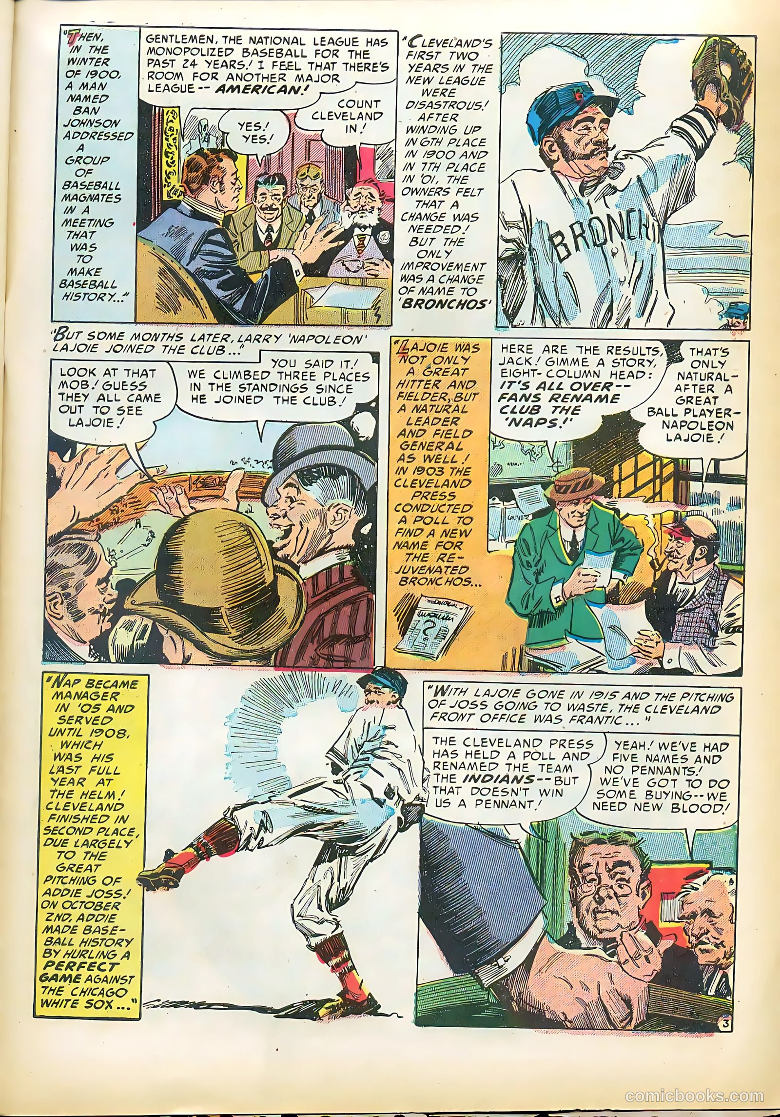 Baseball Thrills #3 (1952) — page 29 of 36