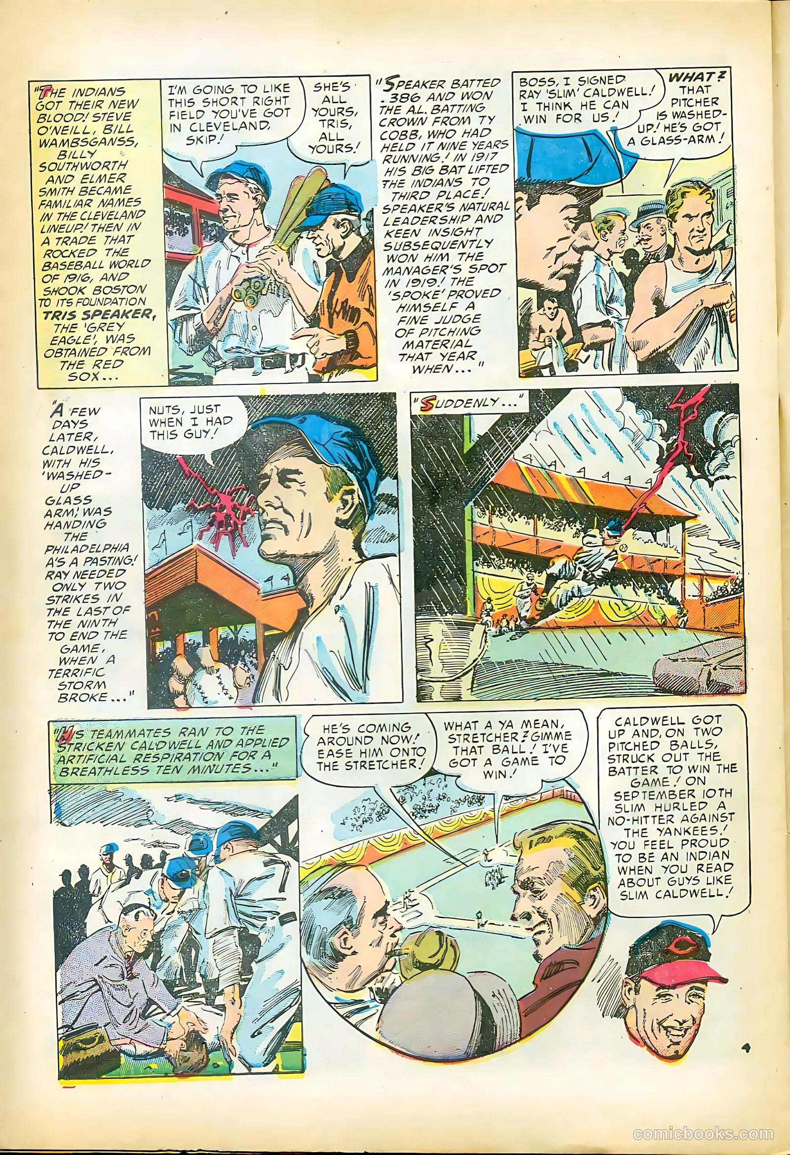 Baseball Thrills #3 (1952) — page 30 of 36