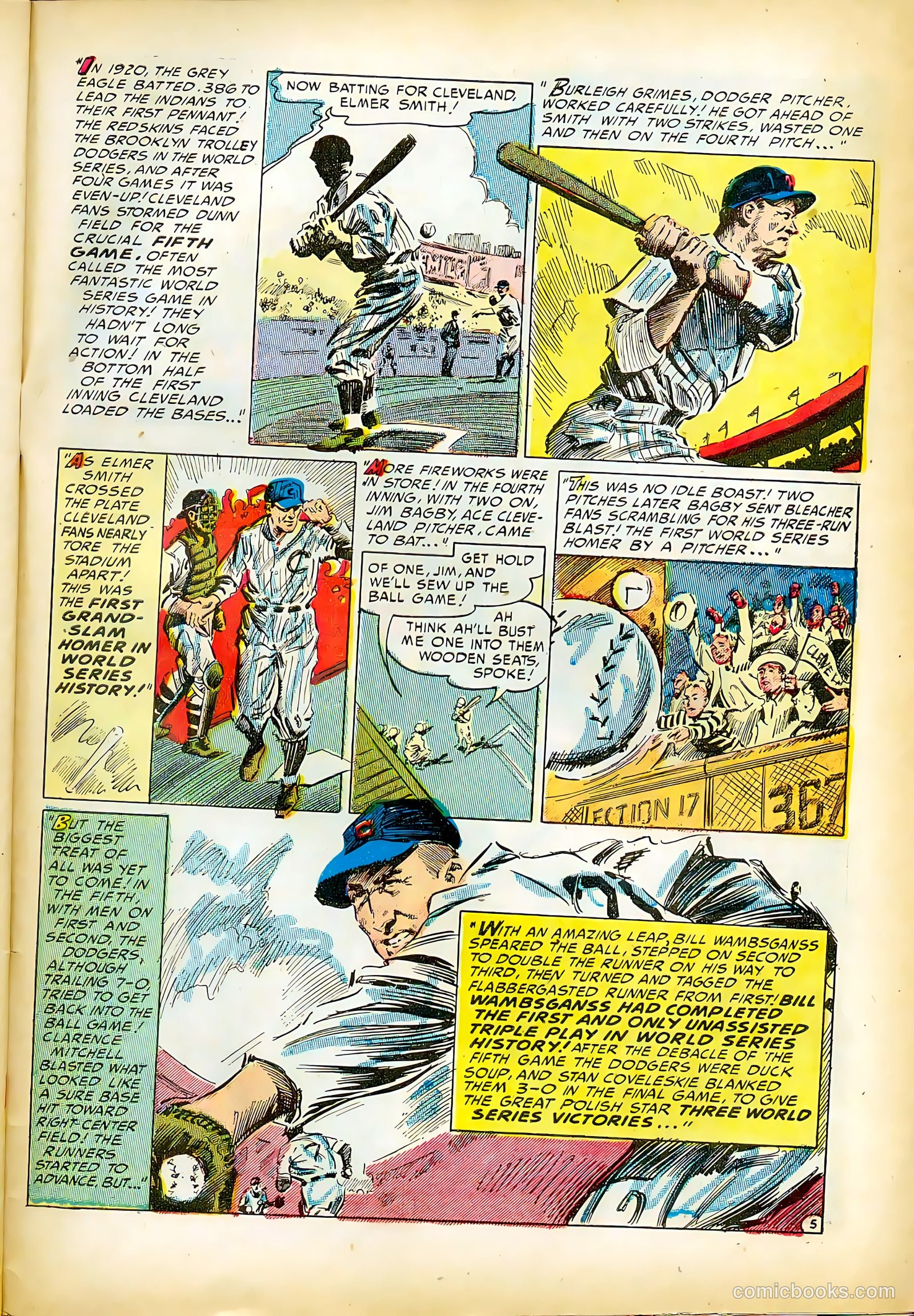 Baseball Thrills #3 (1952) — page 31 of 36