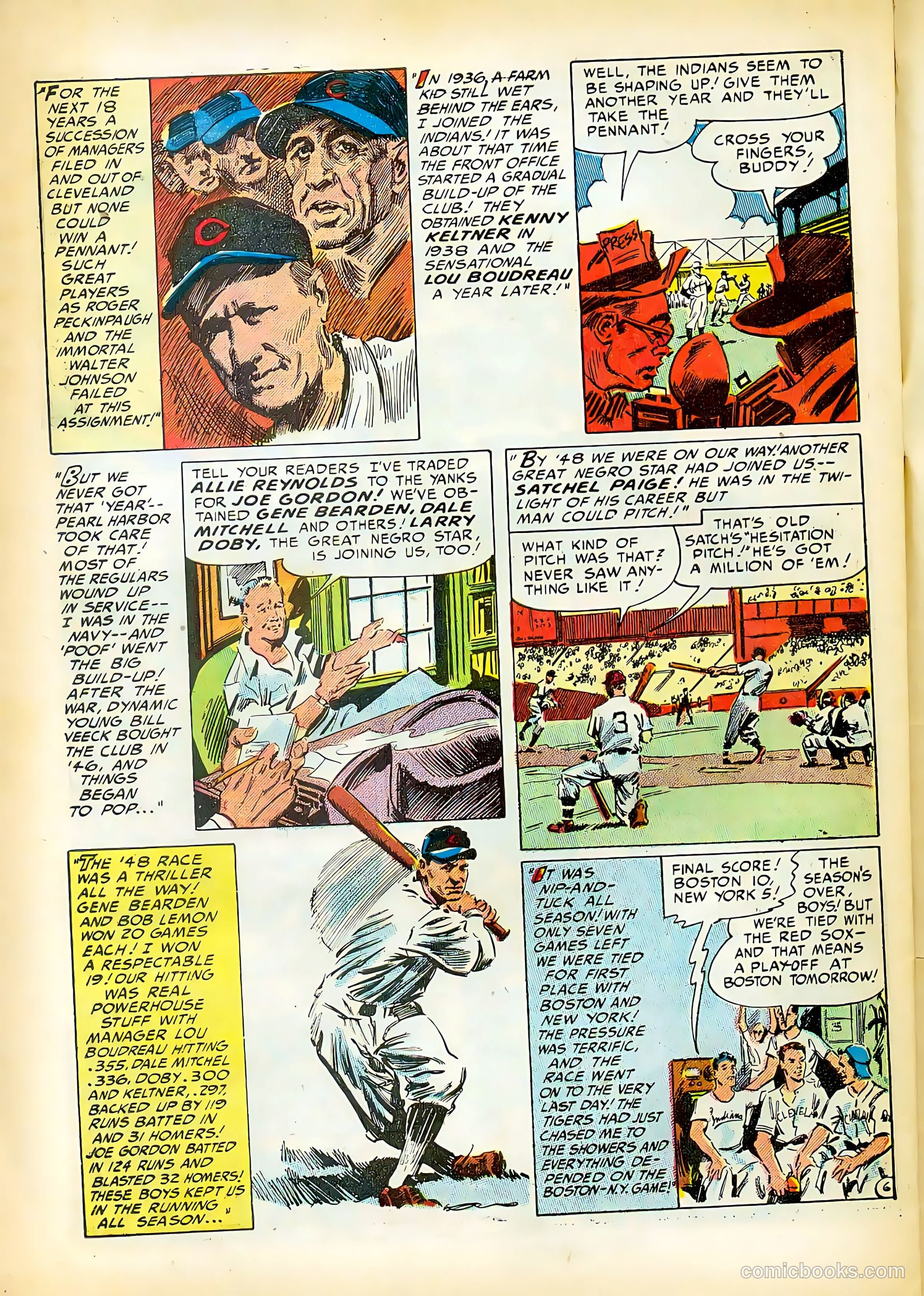 Baseball Thrills #3 (1952) — page 32 of 36