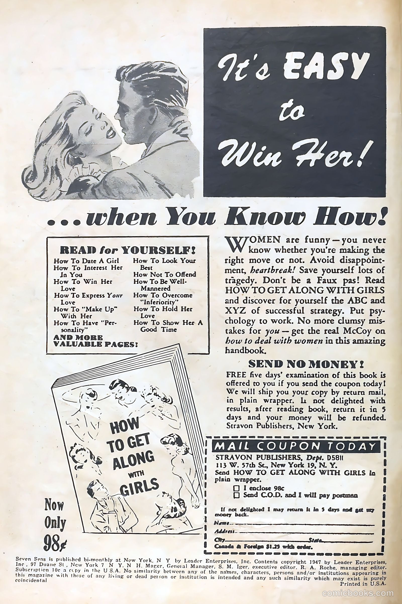 Seven Seas Comics #4 (1947) — page 2 of 36