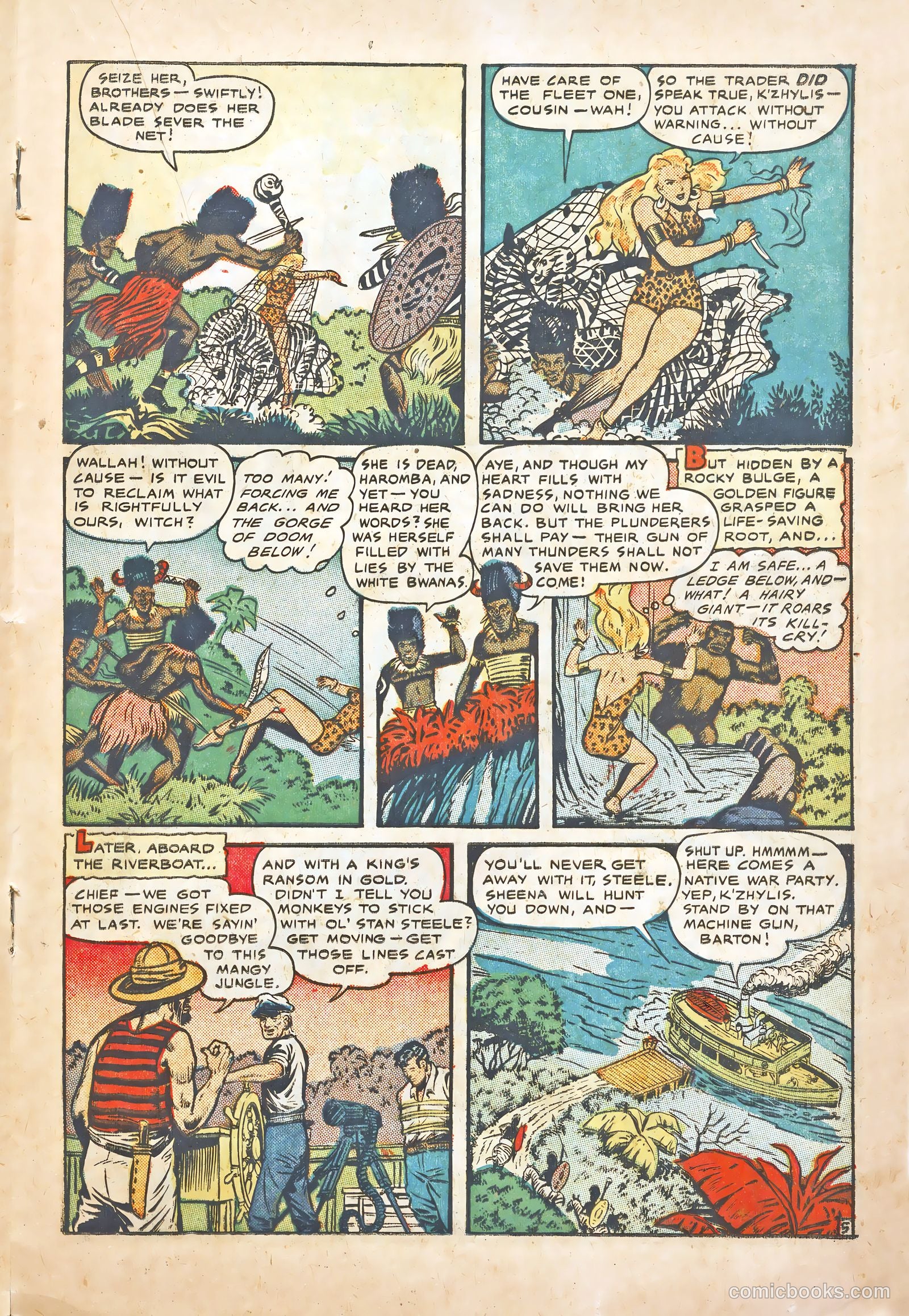Sheena #10 (1950) — page 19 of 36