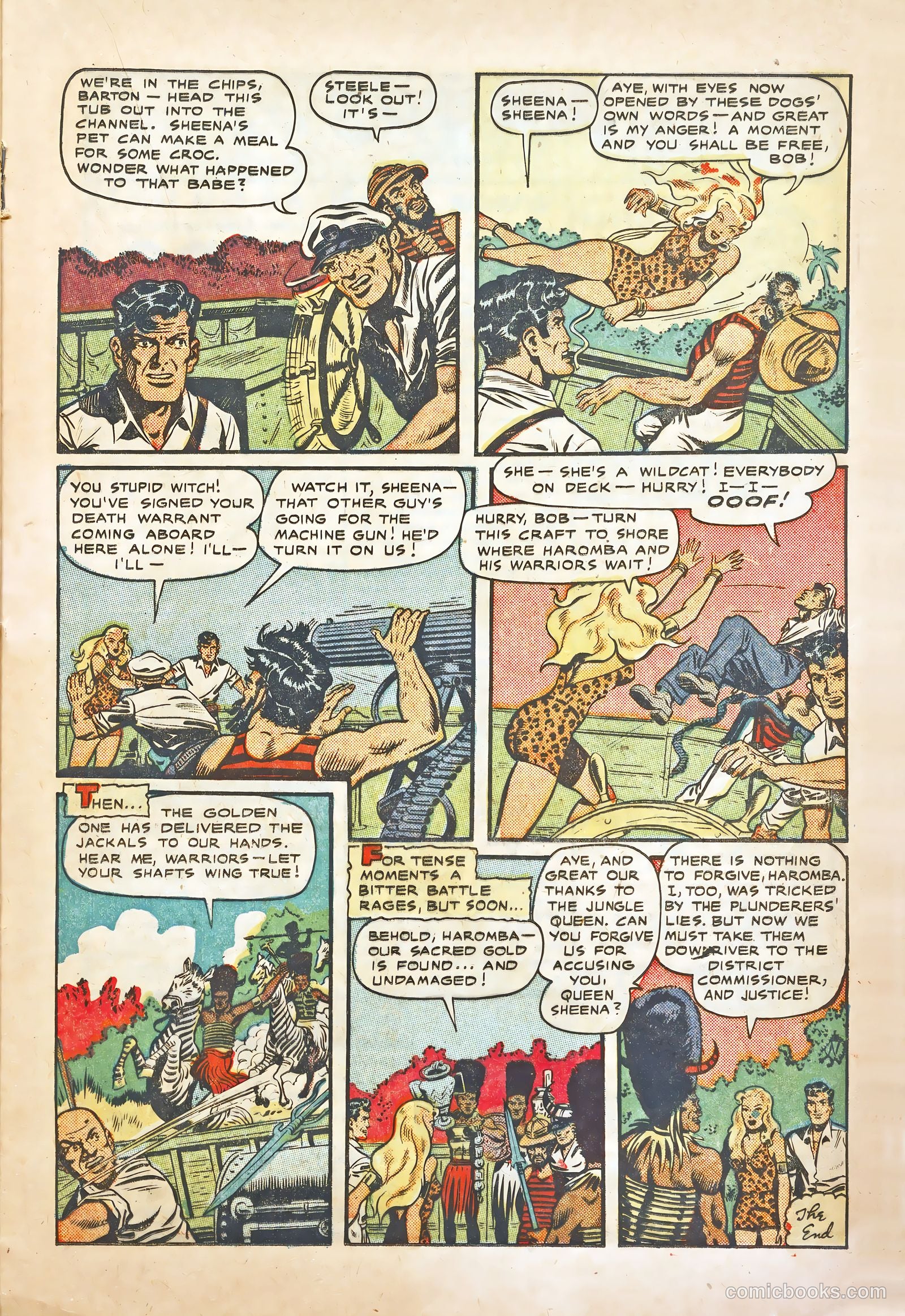 Sheena #10 (1950) — page 21 of 36
