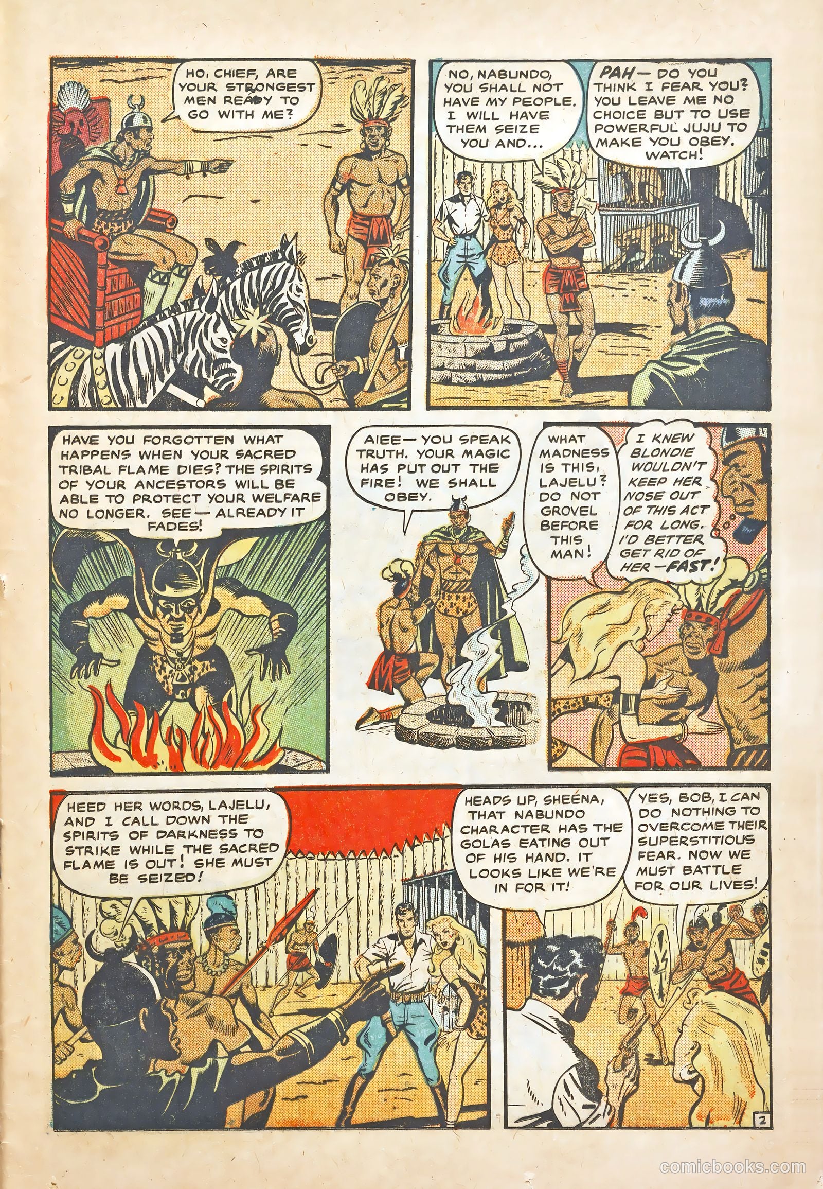 Sheena #10 (1950) — page 25 of 36