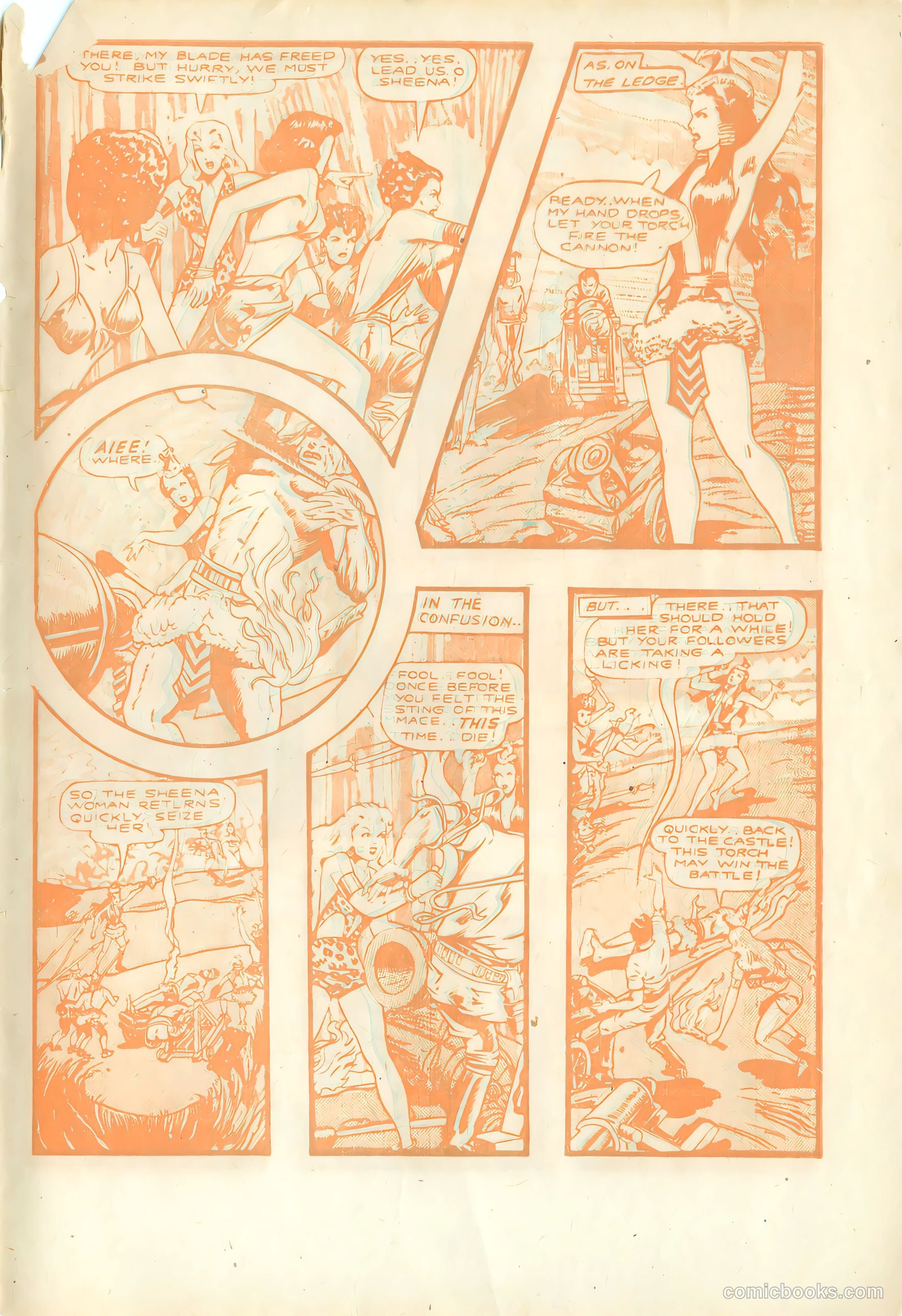 Sheena #3 (1950) — page 33 of 36