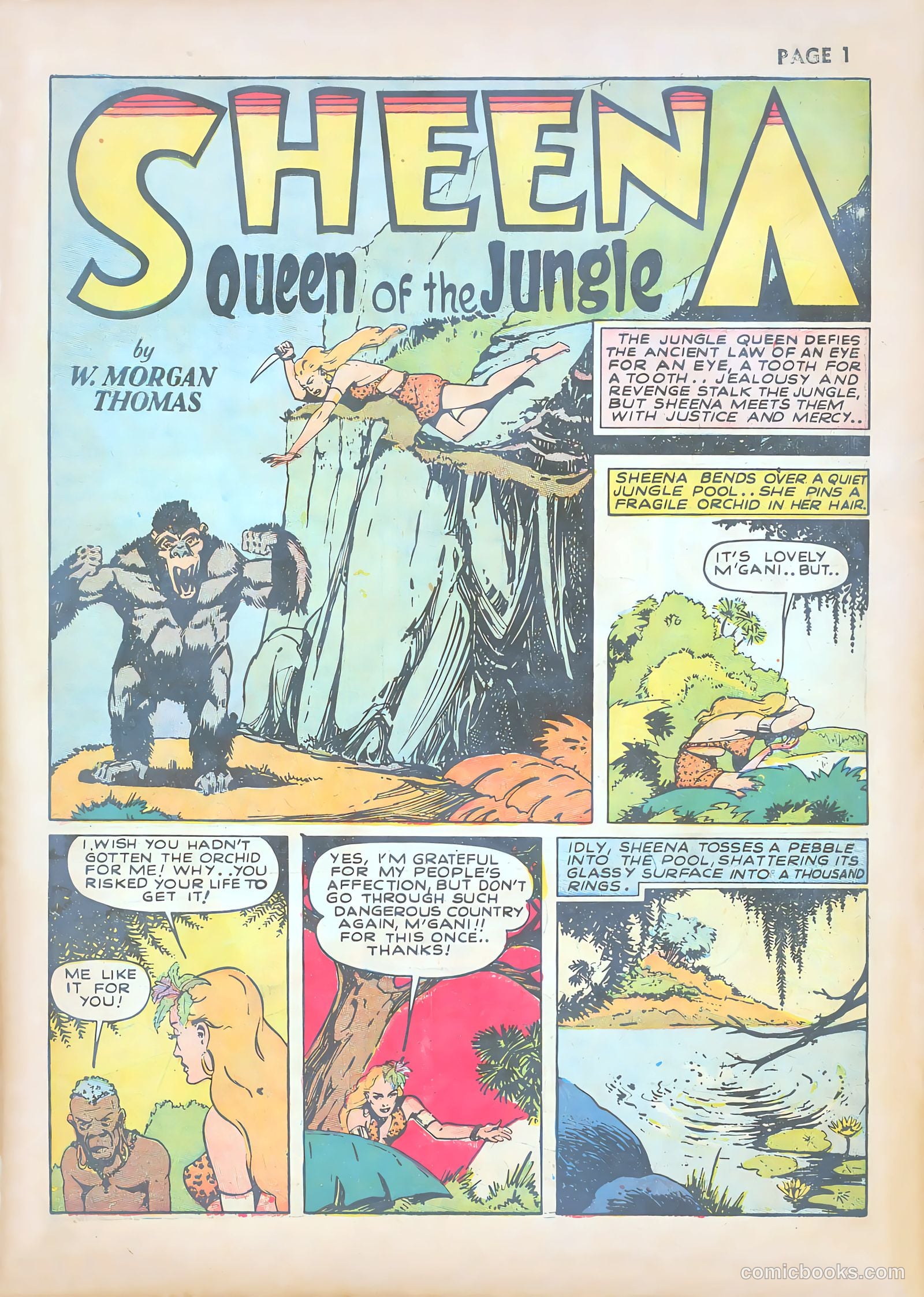 Sheena, Queen of the Jungle #1 (1942) — page 3 of 68