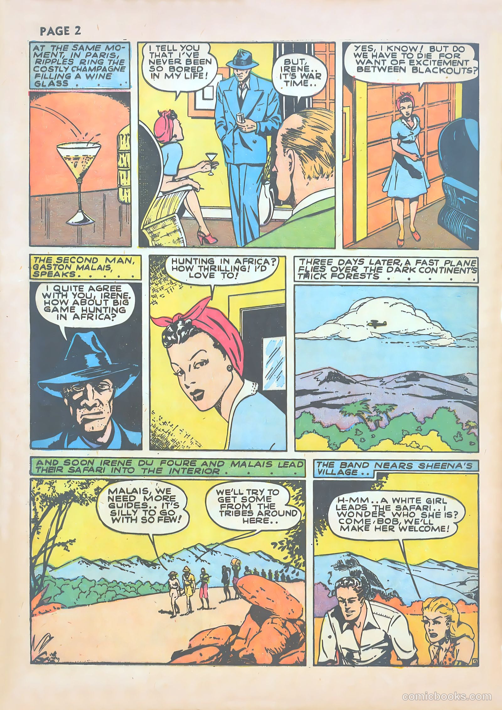 Sheena, Queen of the Jungle #1 (1942) — page 4 of 68