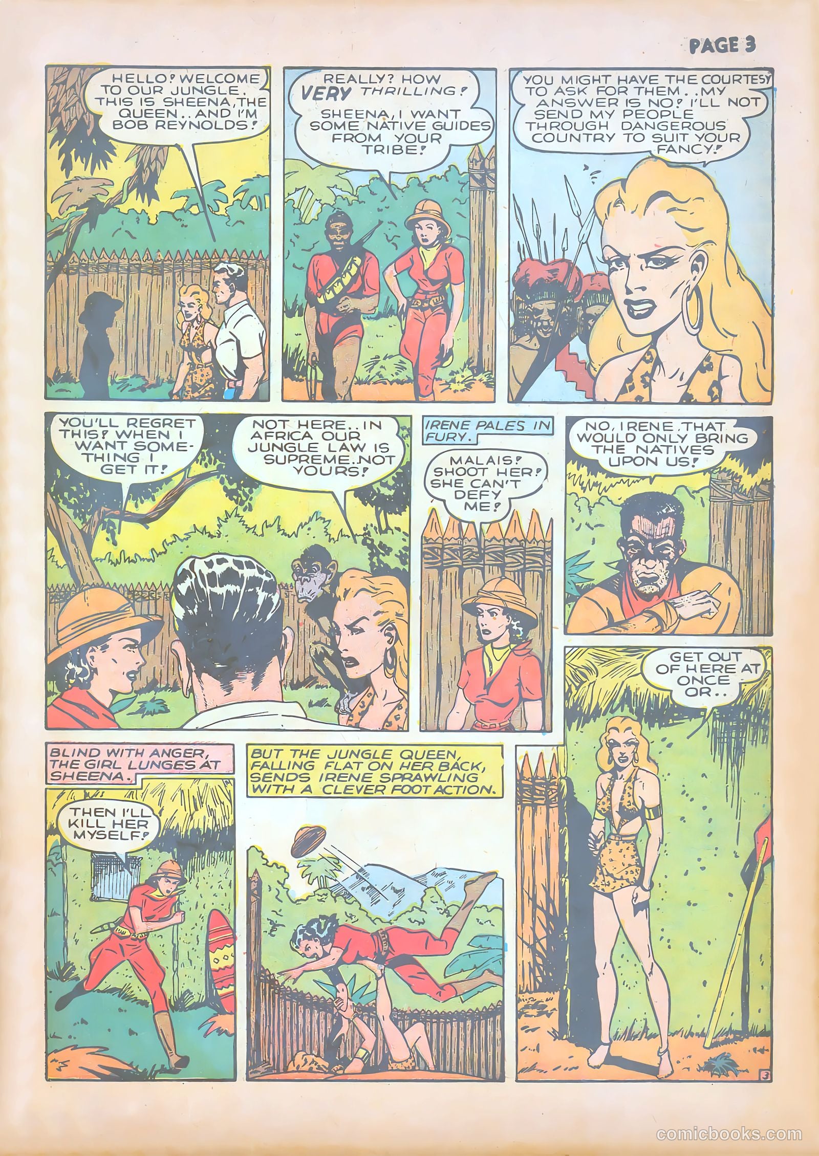 Sheena, Queen of the Jungle #1 (1942) — page 5 of 68