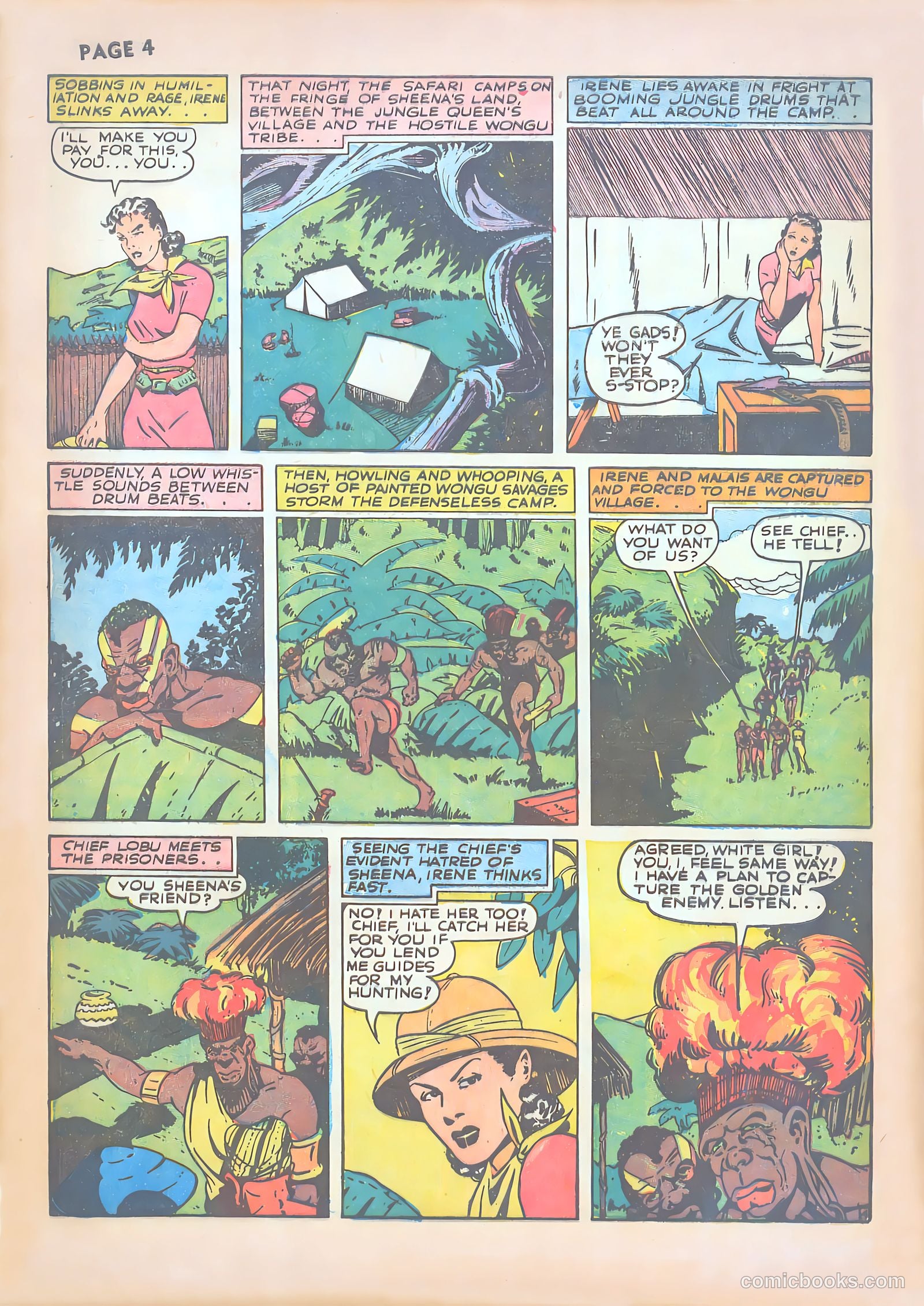 Sheena, Queen of the Jungle #1 (1942) — page 6 of 68