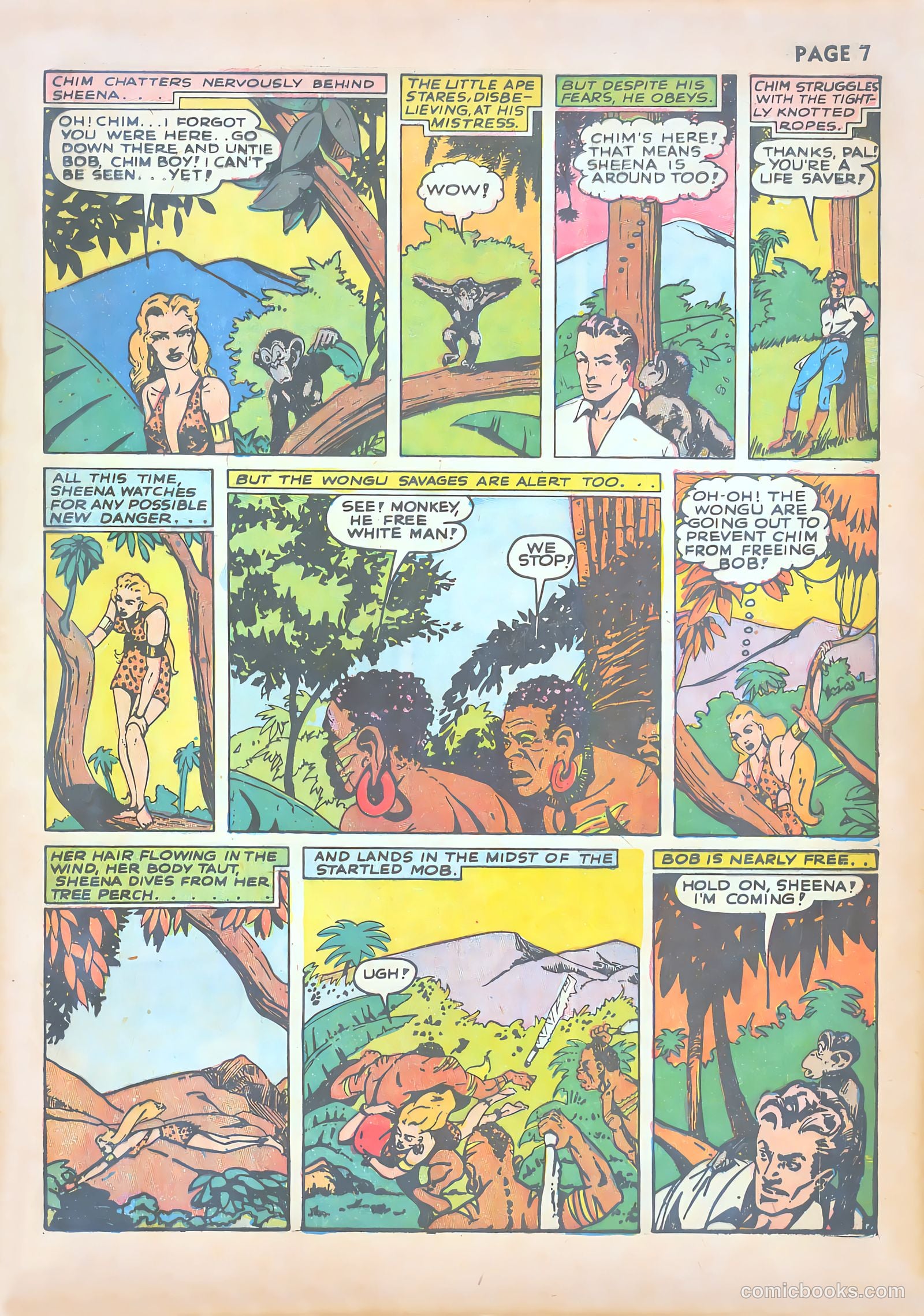 Sheena, Queen of the Jungle #1 (1942) — page 9 of 68