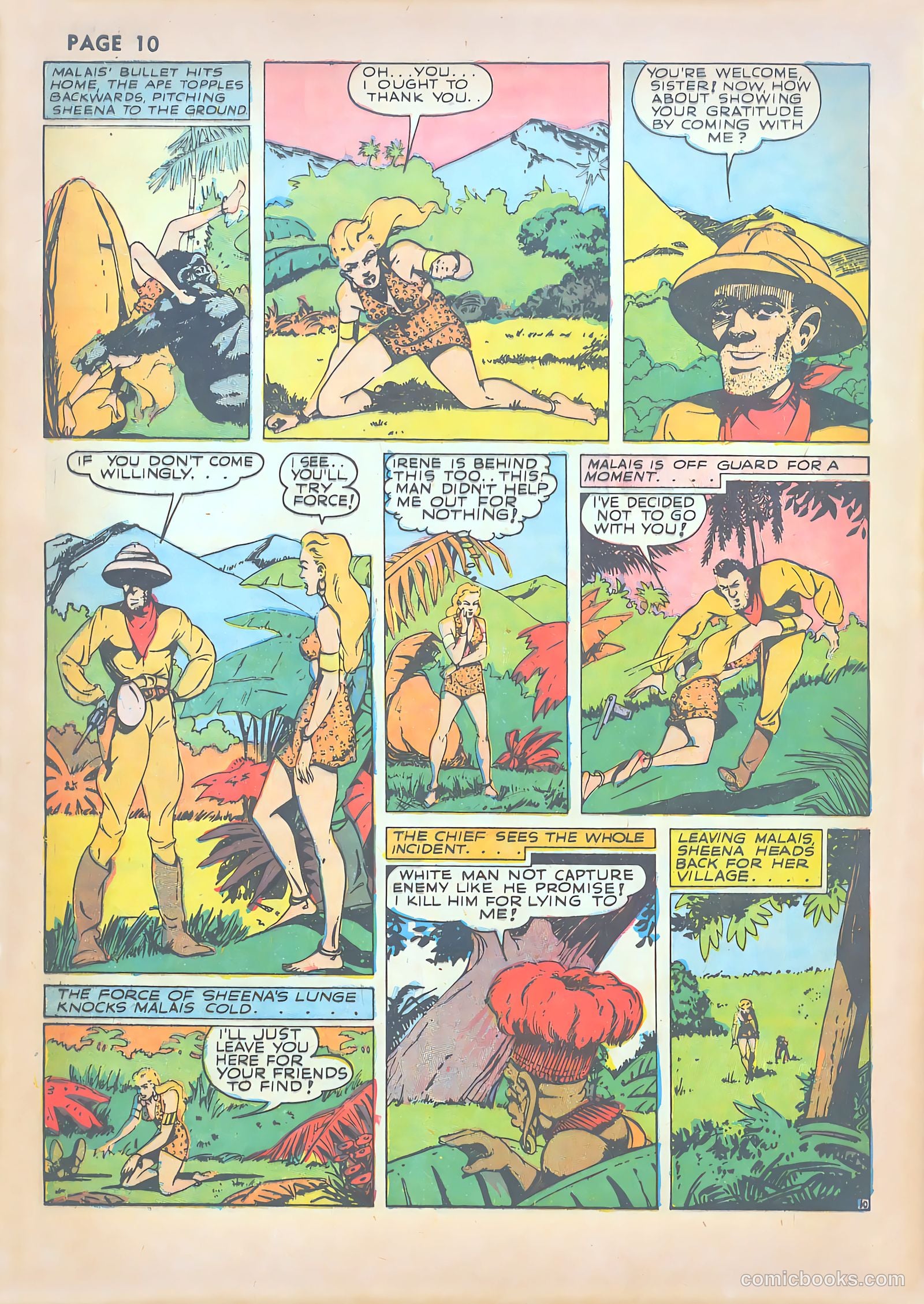 Sheena, Queen of the Jungle #1 (1942) — page 12 of 68