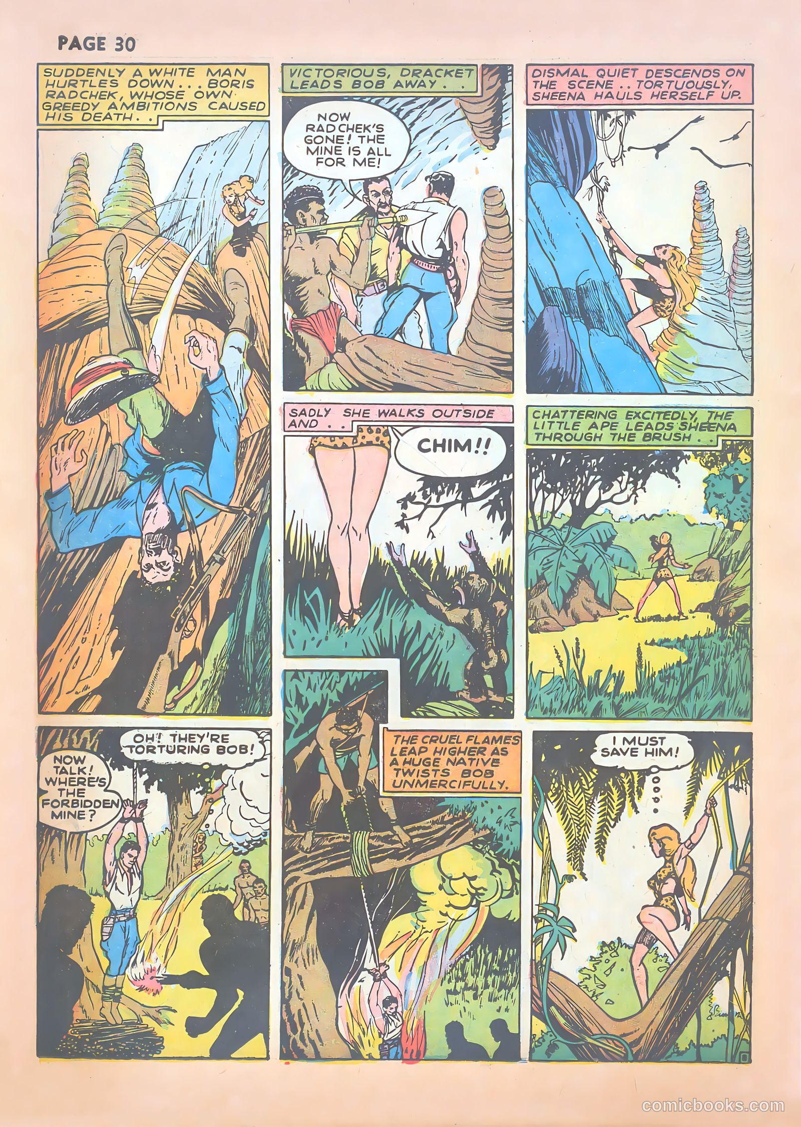 Sheena, Queen of the Jungle #1 (1942) — page 32 of 68