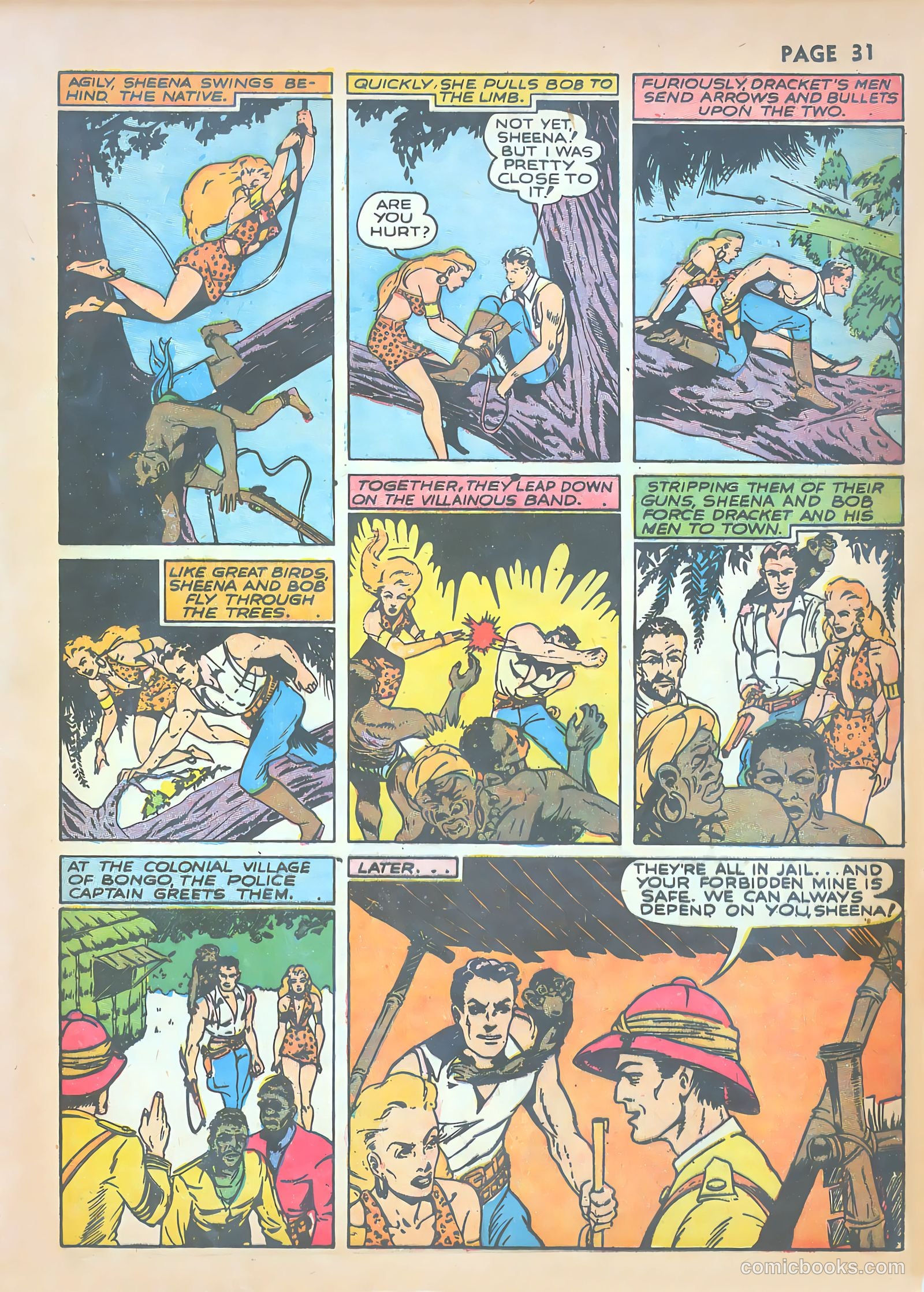 Sheena, Queen of the Jungle #1 (1942) — page 33 of 68