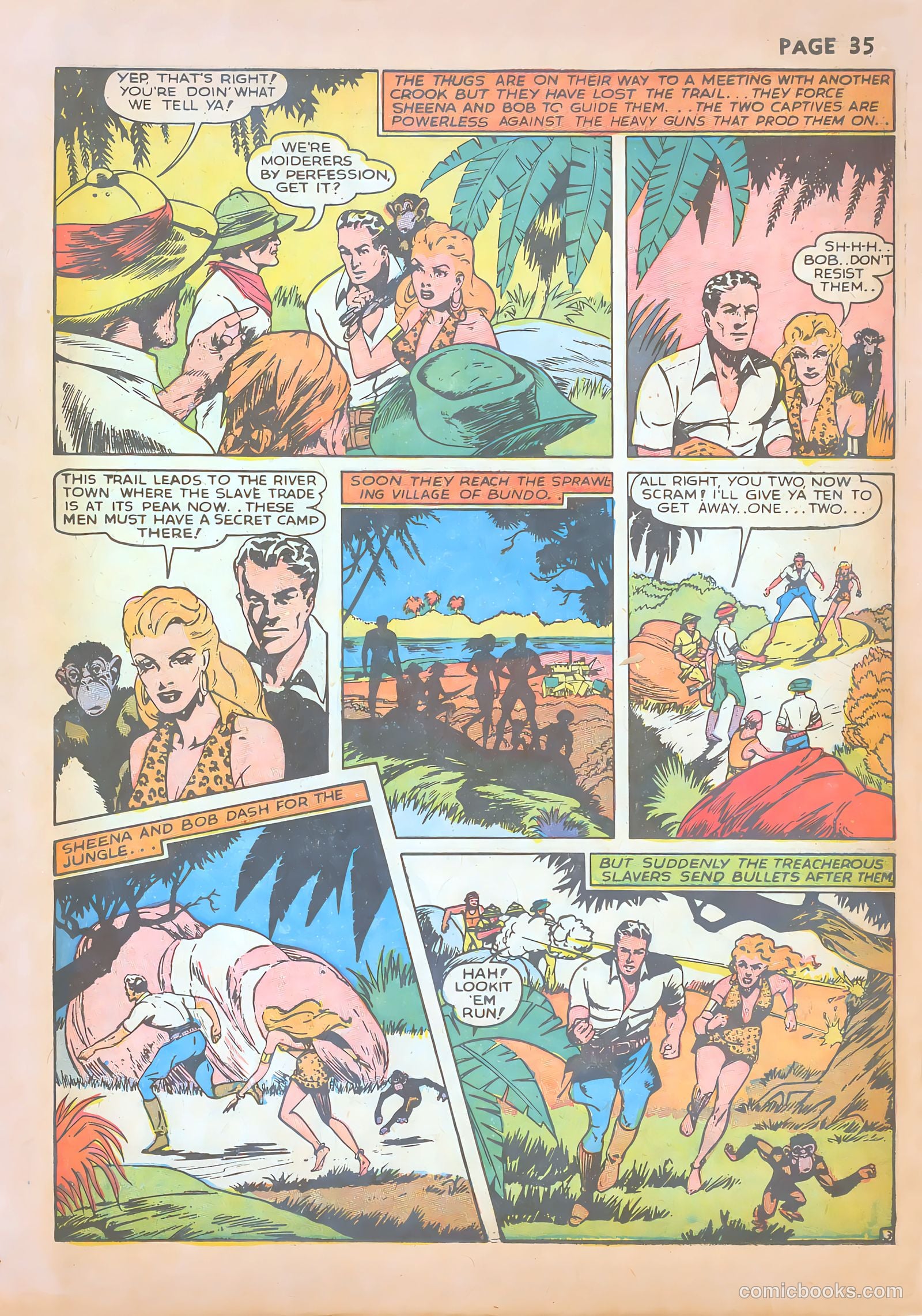 Sheena, Queen of the Jungle #1 (1942) — page 37 of 68