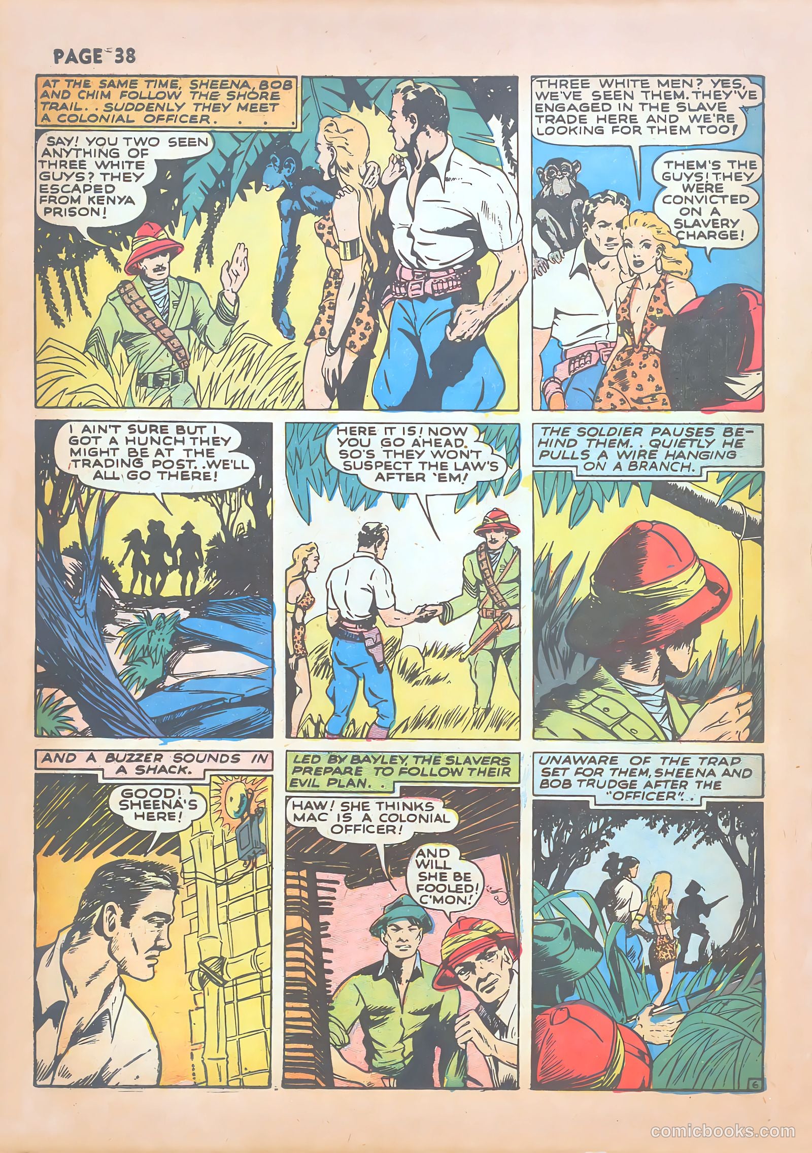 Sheena, Queen of the Jungle #1 (1942) — page 40 of 68