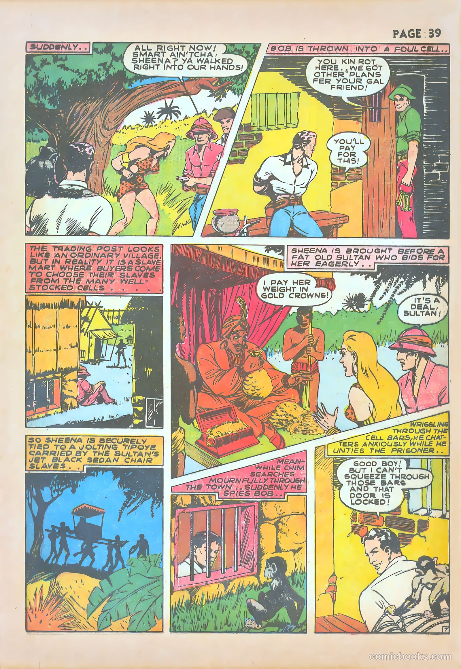 Sheena, Queen of the Jungle #1 (1942) — page 41 of 68