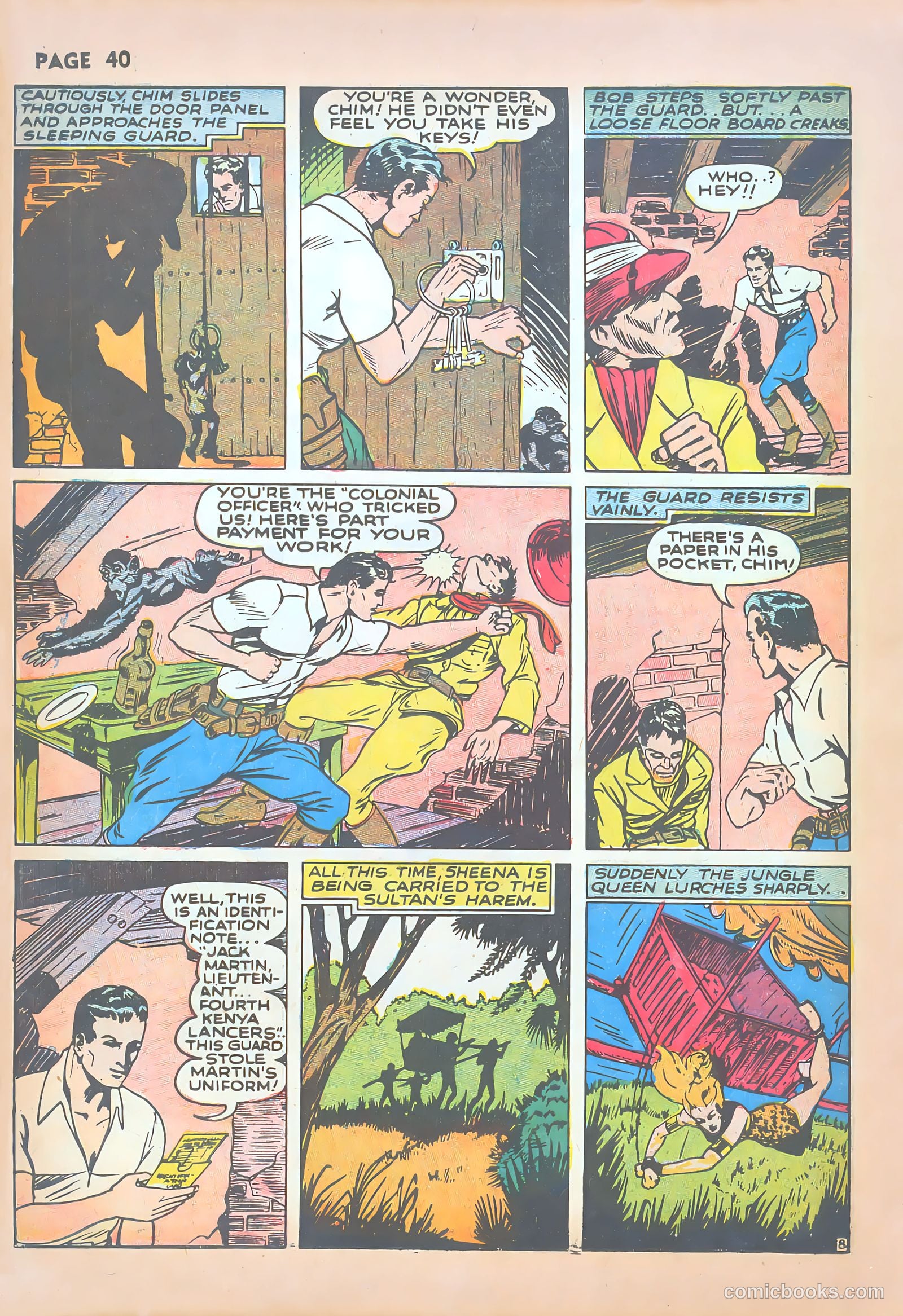 Sheena, Queen of the Jungle #1 (1942) — page 42 of 68