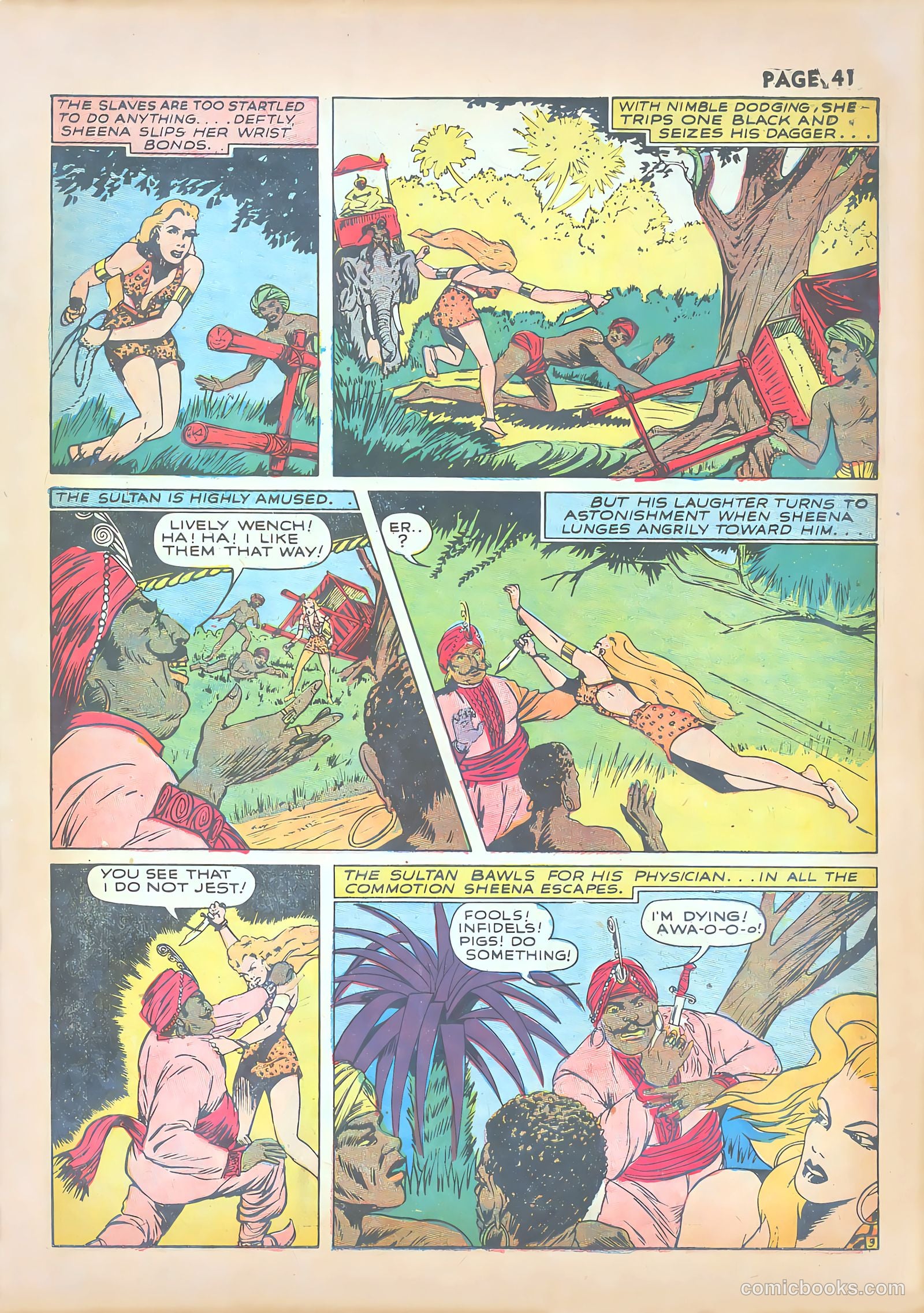 Sheena, Queen of the Jungle #1 (1942) — page 43 of 68